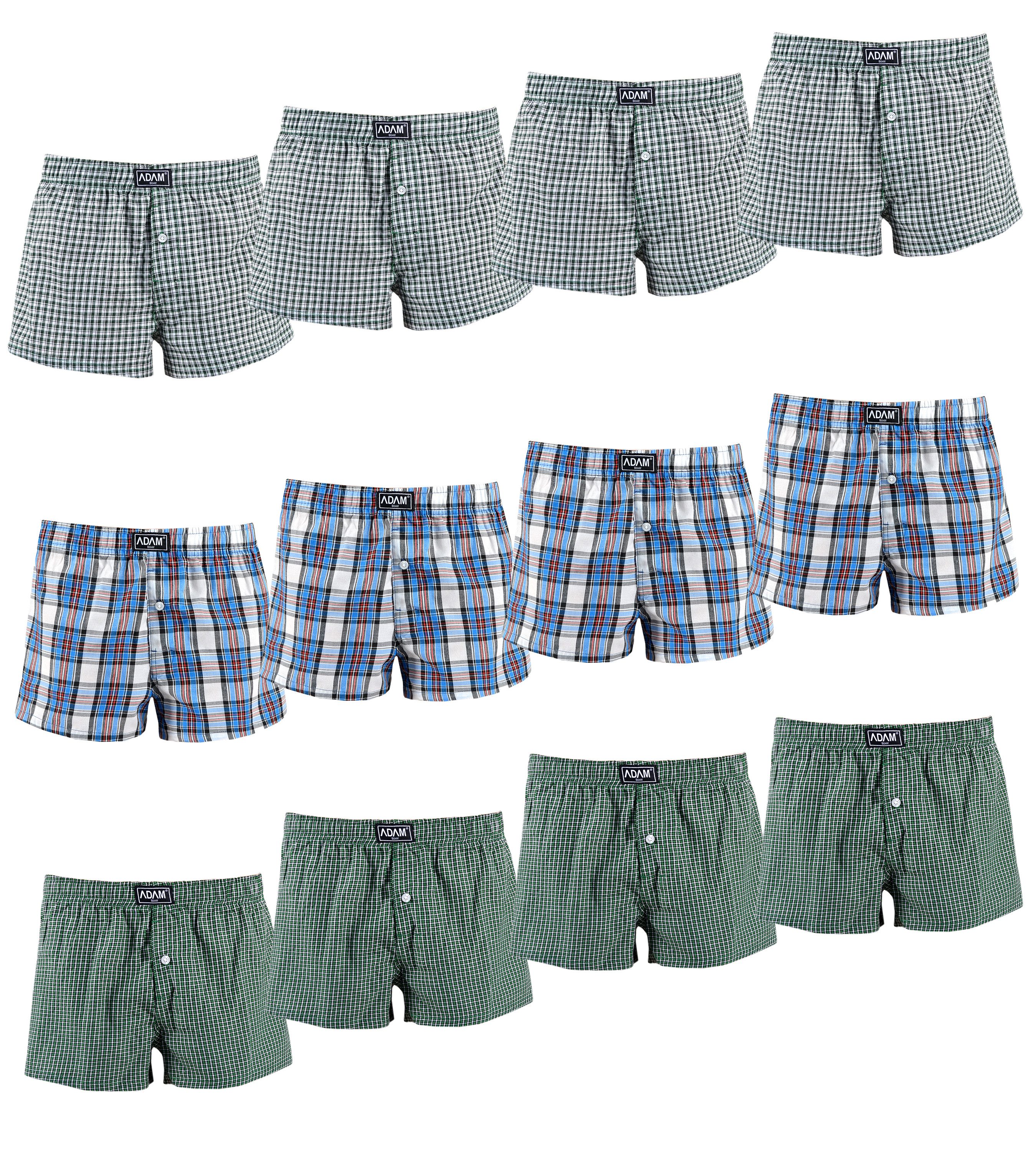 Webboxer Gewebte Boxershorts American Unterhosen Herren Boxershorts Kariert