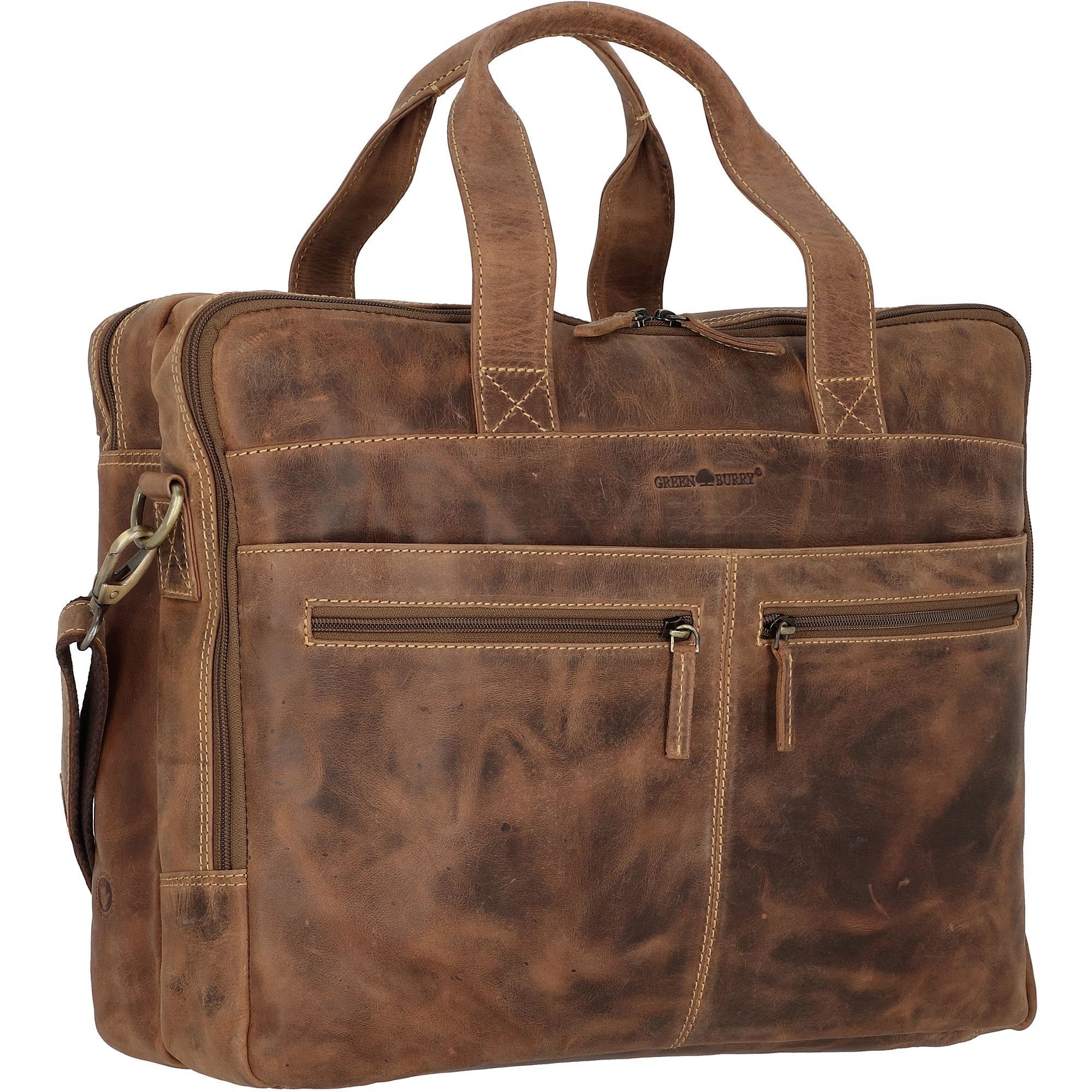 Greenburry Aktentasche Vintage, Leder günstig online kaufen