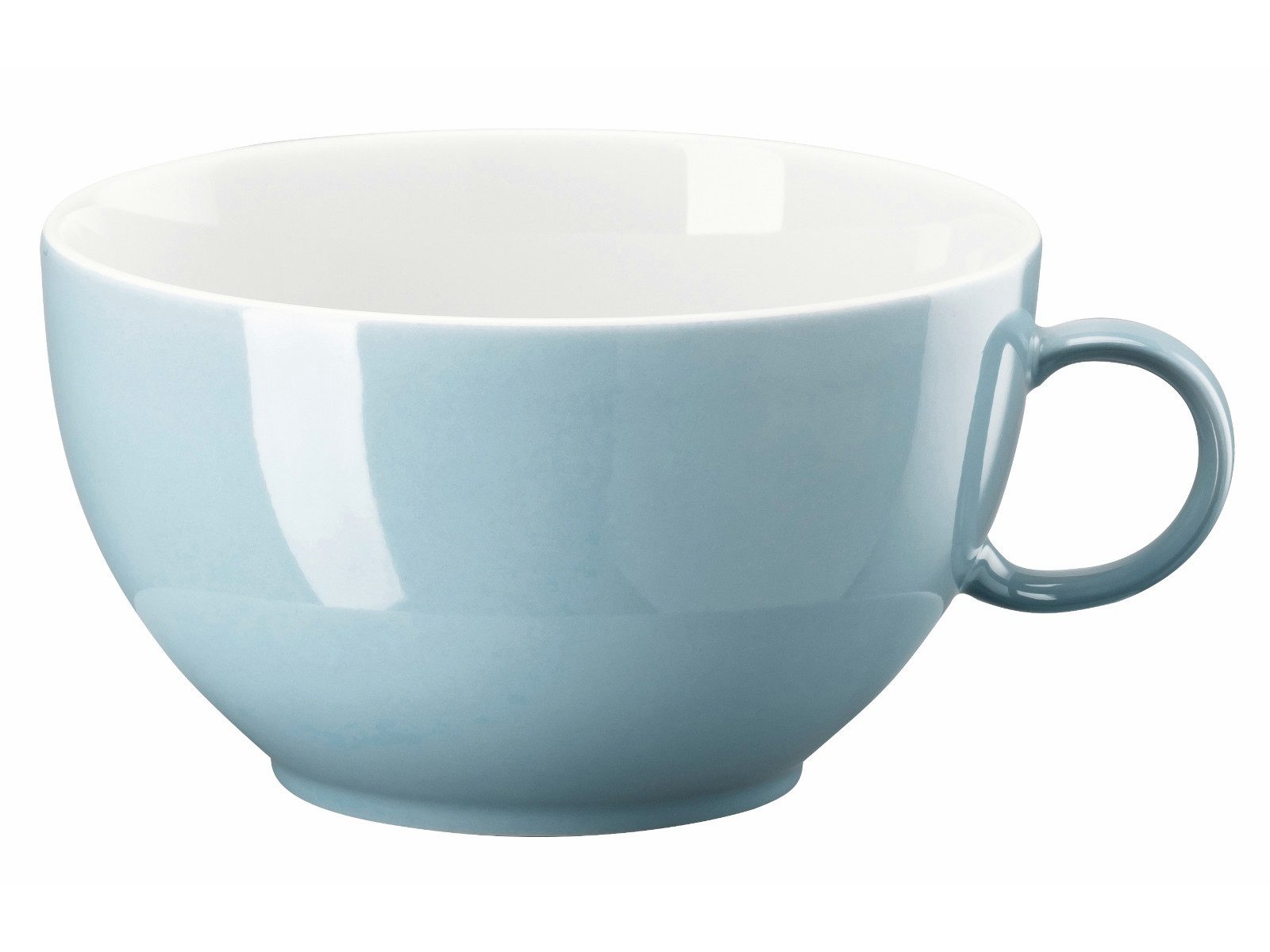 Thomas Porzellan Tasse Cappucc. Obertasse Sunny Day Soft Blue, Porzellan, Tassen