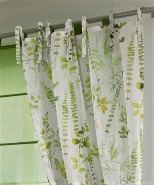 Vorhang Jungle Schal, Kutti, Bindebänder (1 St), halbtransparent, Gardine, halbtransparent, bedruckt, Polyester