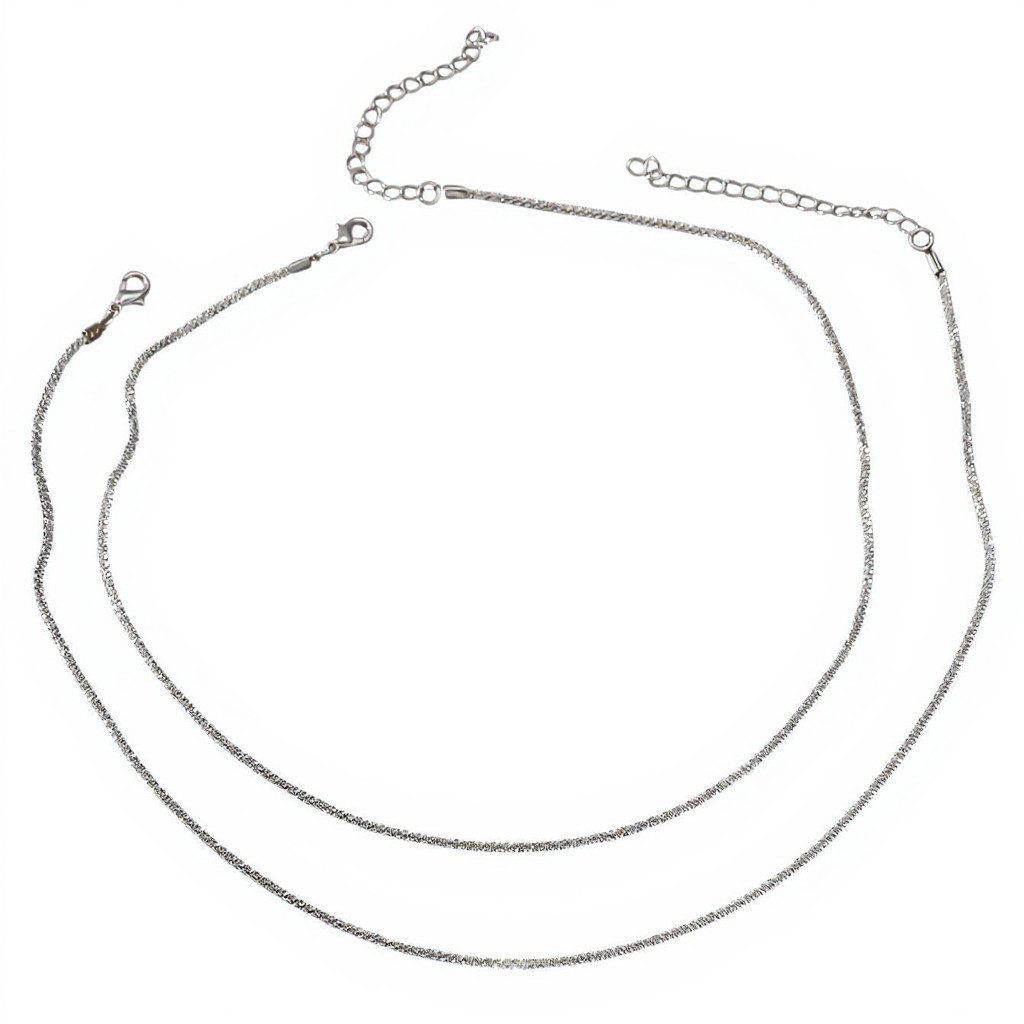 KARMA Kette ohne Anhänger Halskette doppelt günstig online kaufen