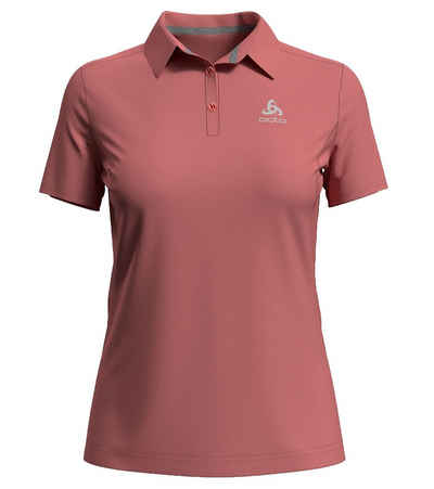 Odlo Rundhalsshirt »odlo F-Dry Polo schlichtes Damen Polo-Shirt Sport-Shirt Made in Portugal Trainings-Shirt Apricot«