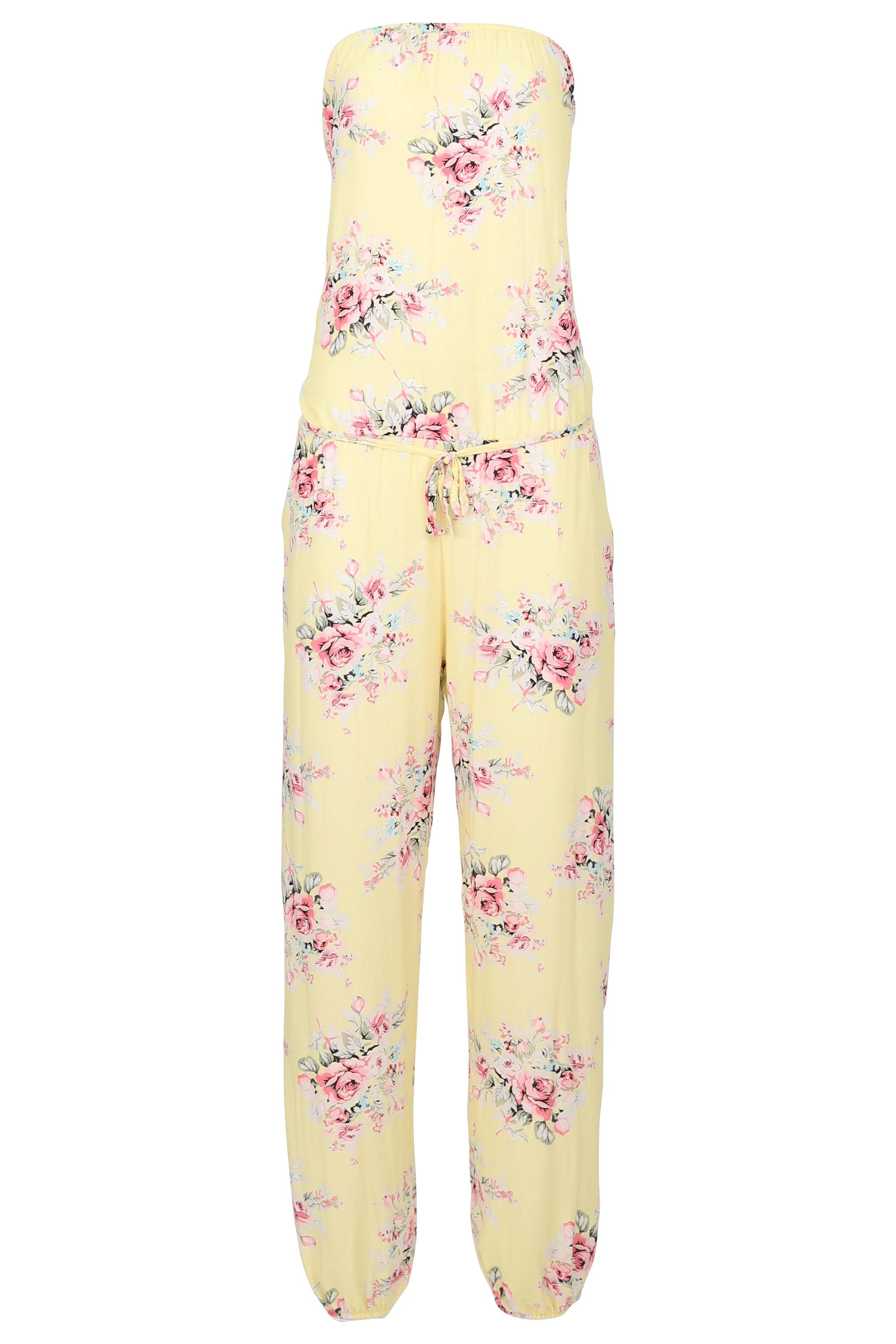 malito more than fashion Jumpsuit 1495 mit Stoffgürtel Einheitsgröße