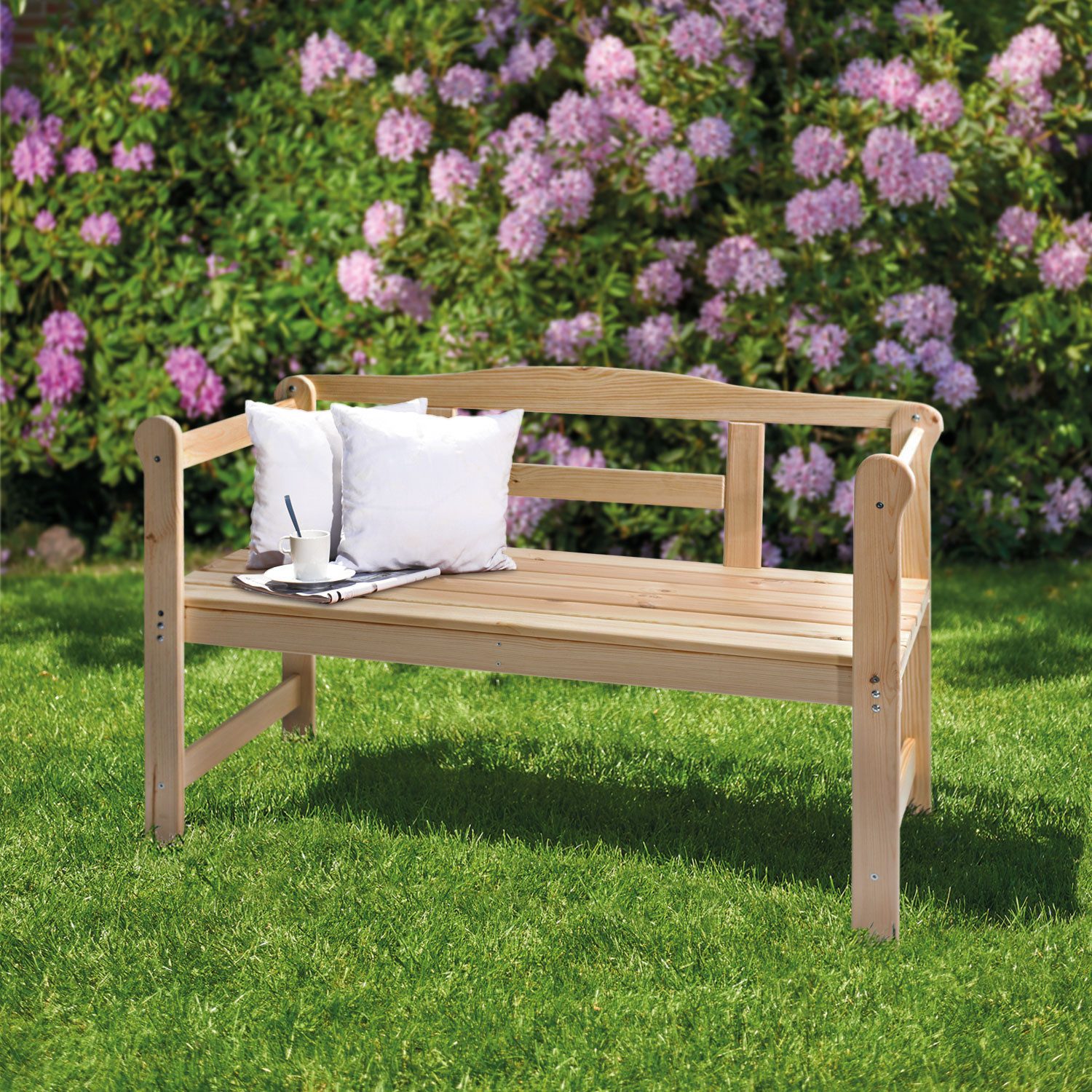 Wilk Gartenbank Norden "Friesenbank", 2-Sitzerbank aus massiver Kiefer, ca. günstig online kaufen