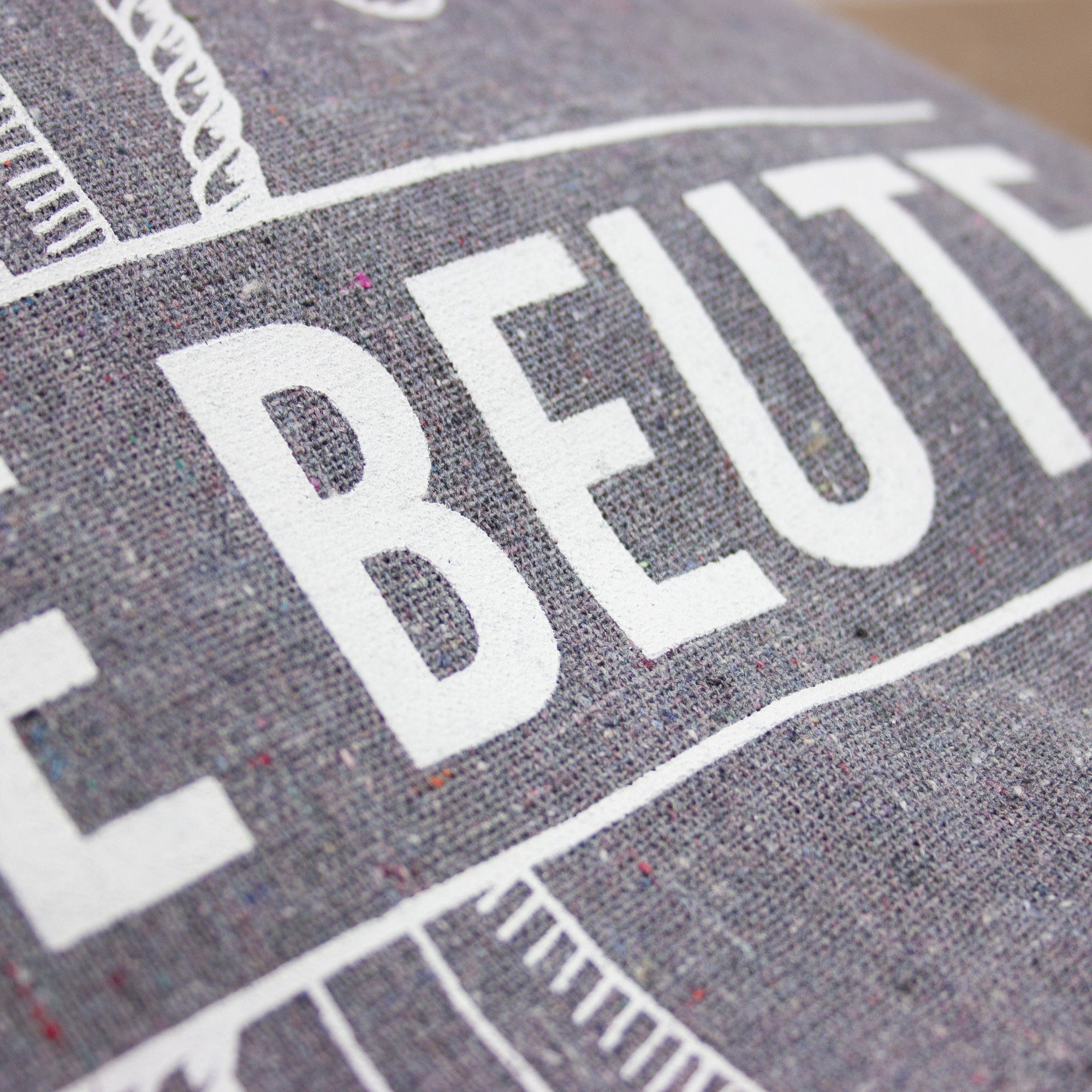 Bow & Hummingbird Beuteltasche Baumwoll-Beutel Fette Beute, aus recycelter Baumwolle