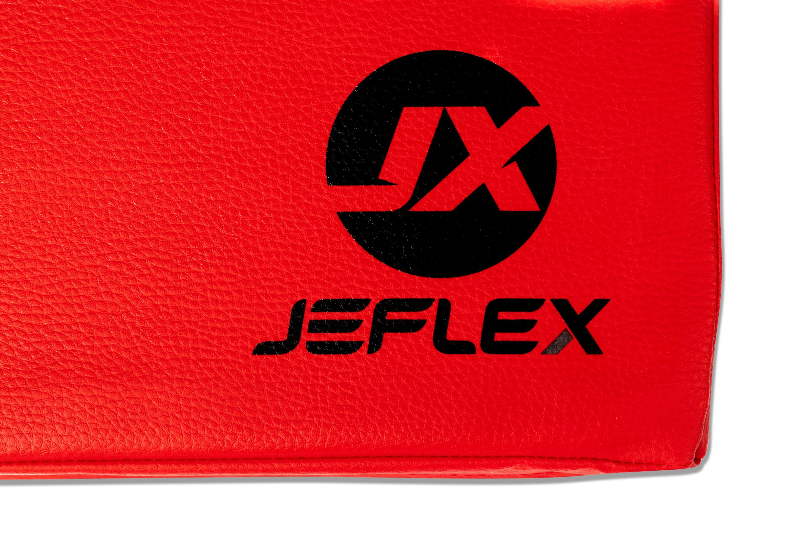 Jeflex Weichbodenmatte 150cm Jeflex Rot/Schwarz 100cm Germany x x x in 150cm Made 8cm, 100cm Turnmatte, Germany, x Weichbodenmatte 8cm, Made in