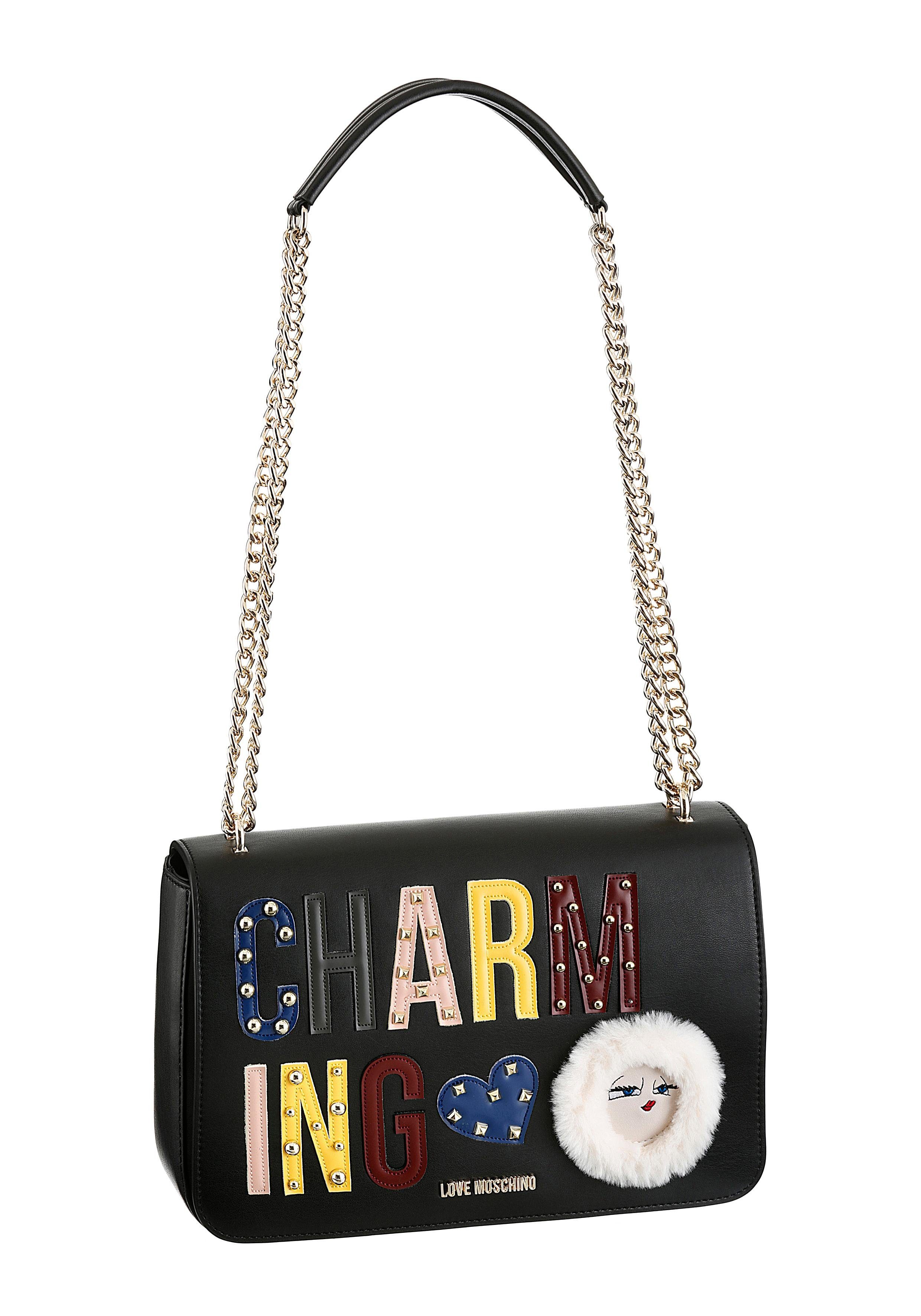 LOVE MOSCHINO Schultertasche, mit modischer Applikation online kaufen ...