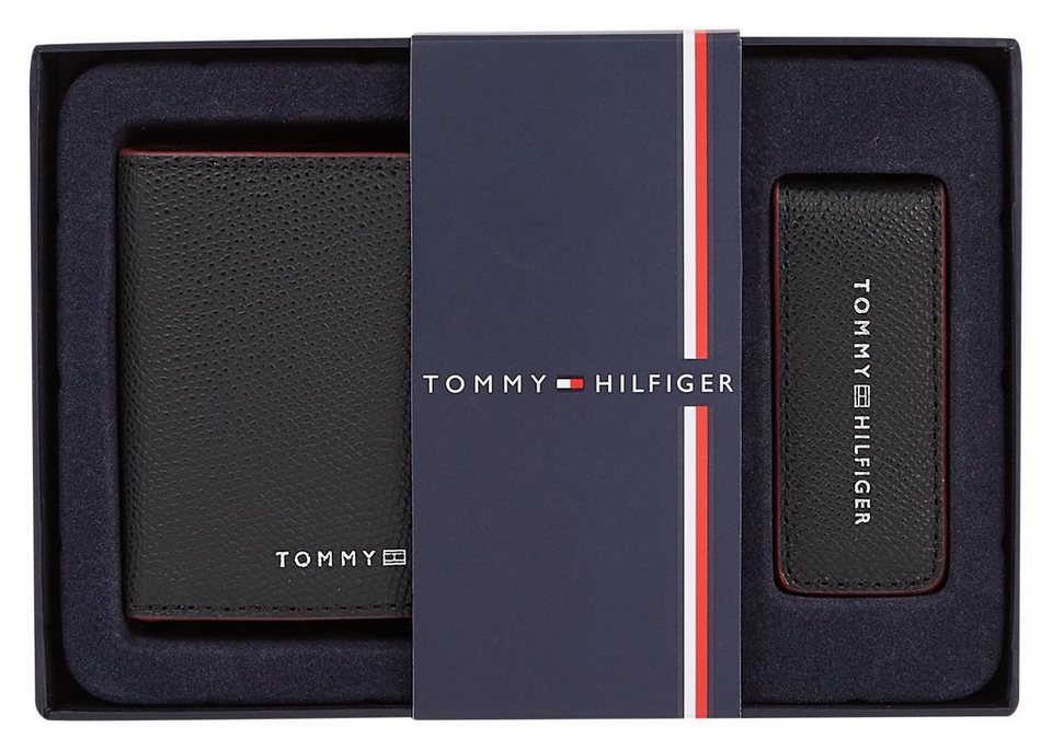 Tommy Hilfiger Geldbörse GP MINI CC WALLET & MONEY CLIP (Set, 2-tlg.,  Börse+Anhänger), schönes Geschenkset