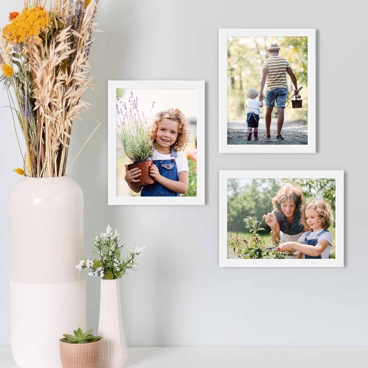 PHOTOLINI Bilderrahmen 3er Set, stabiles MDF-Holz, günstig online kaufen