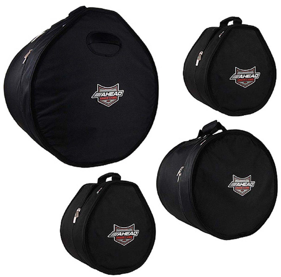 Ahead Schlagzeug Ahead Armor ARSET-2 Drum Case Set mit Schlagzeugstöcken