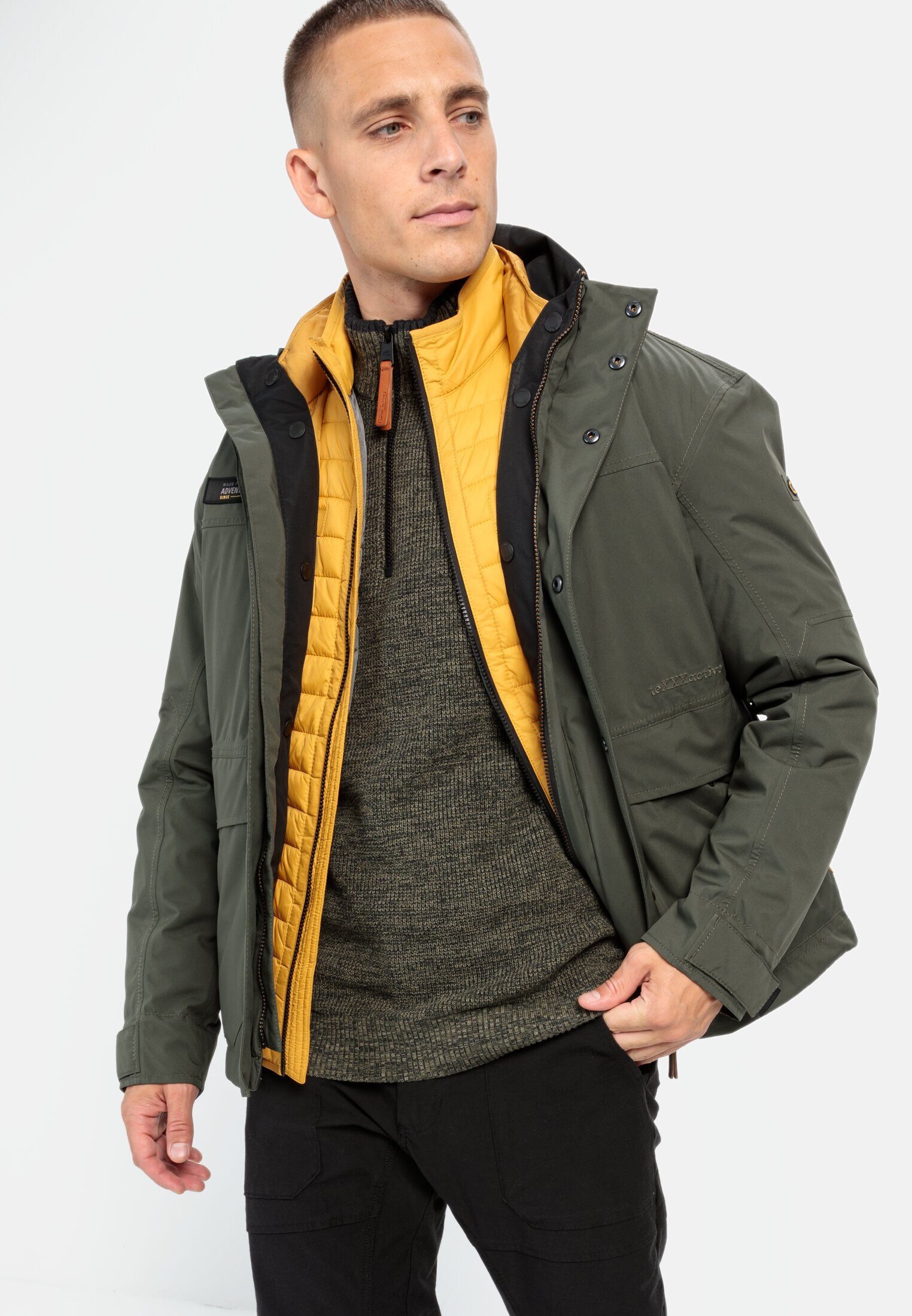 Funktionsjacke mit herausnehmbarem Futter