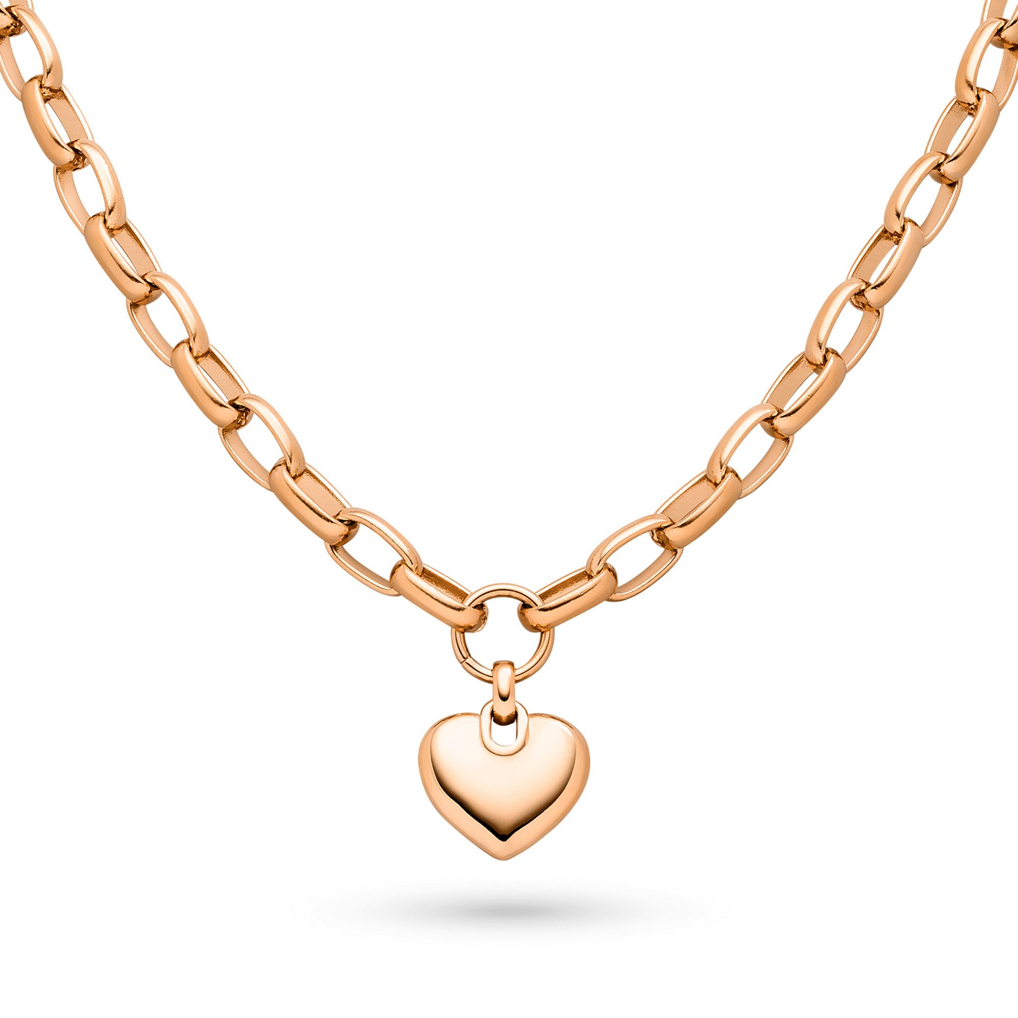 s.Oliver Kette mit Anhänger Chunky Heart, Herz