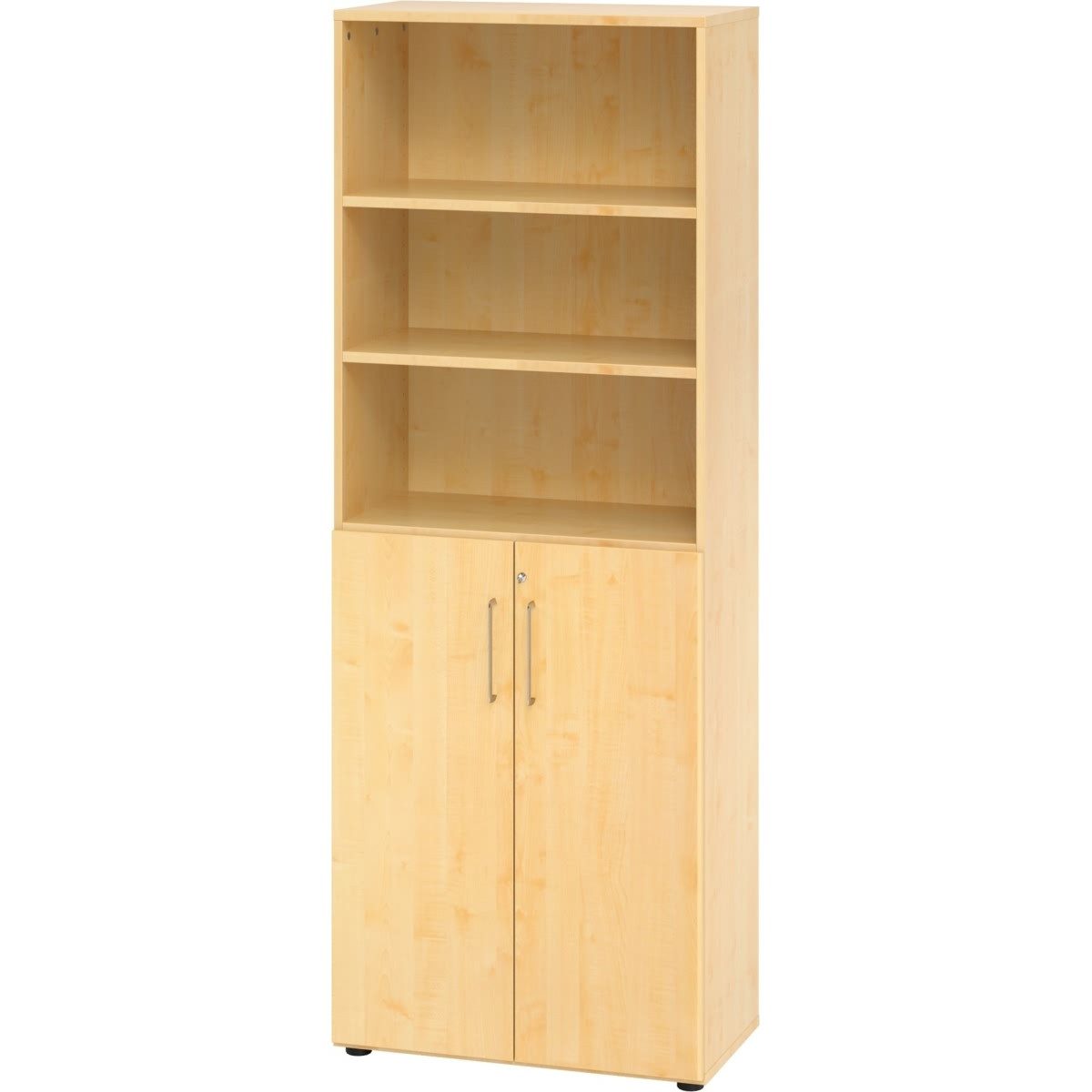 HAMMERBACHER Aktenschrank Schrank 6OH /3OH Türen BxTxH 80x42x215,6cm Griff BS Ahorn