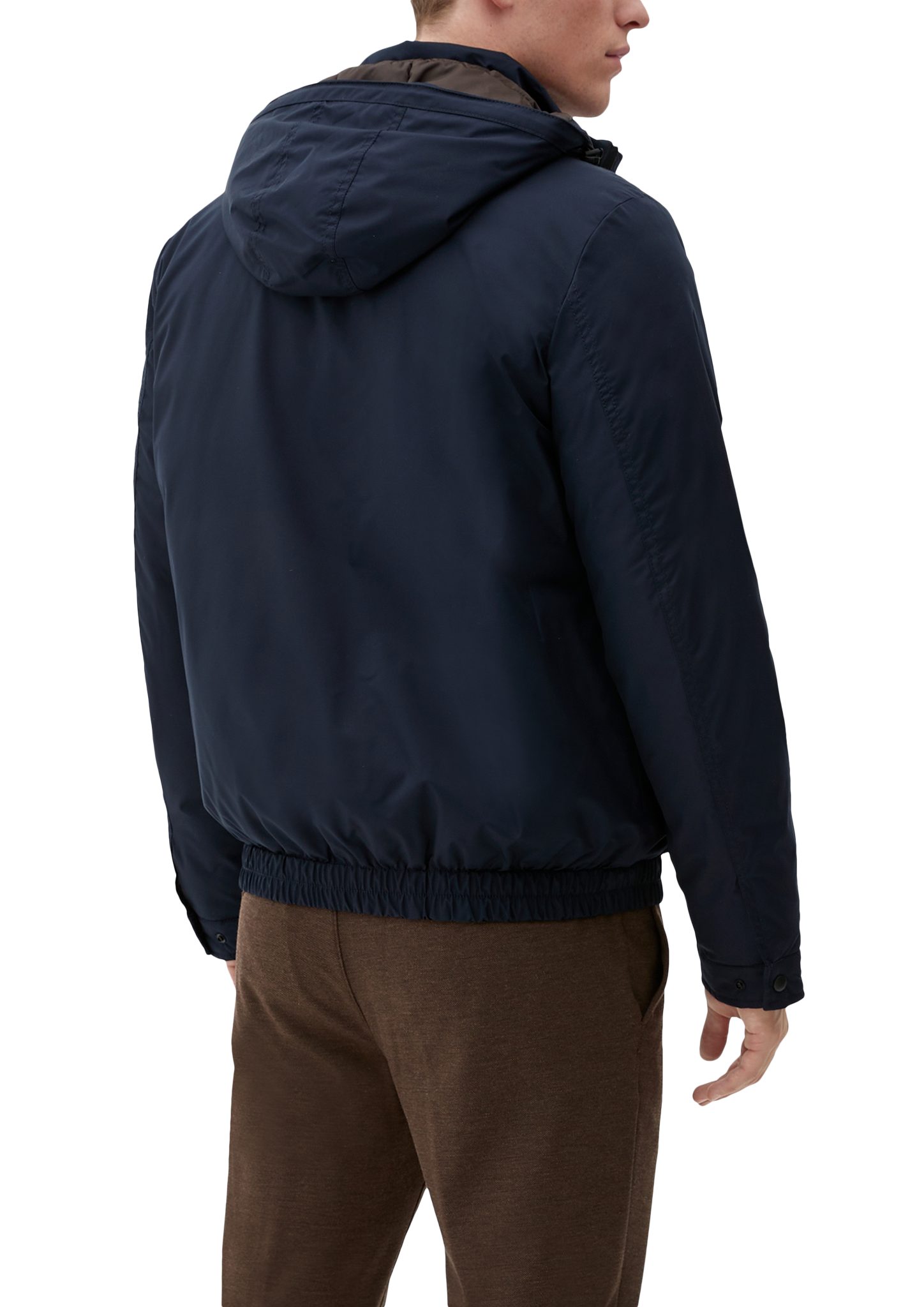 mit Jacke dark Kapuze Outdoorjacke abnehmbarer blue s.Oliver