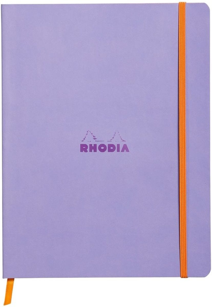Notizbuch Notizbuch Flex 19x25cm liniert 90g/qm 80 Blatt iris