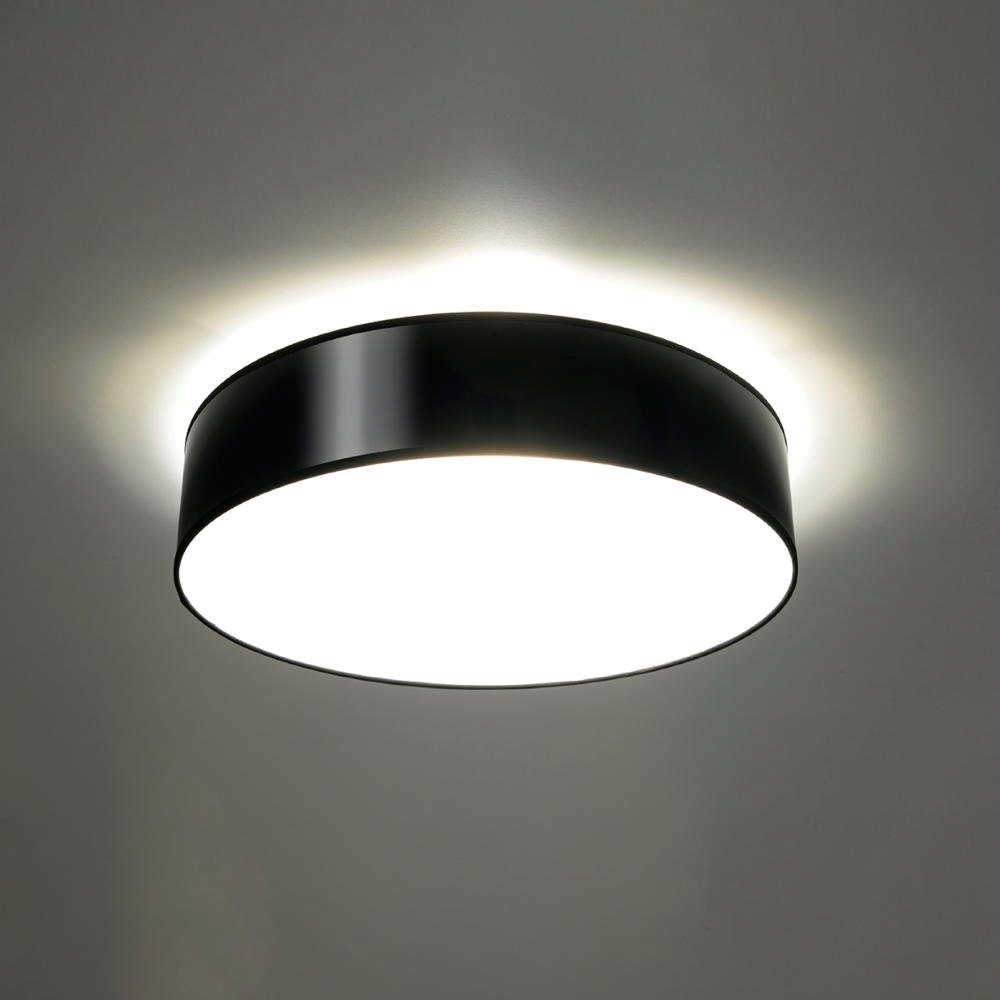 Schwarz Deckenlampe, keine in enthalten: Leuchtmittel Deckenleuchte Abbey famlights E27 Deckenbeleuchtung, Deckenlicht warmweiss, Nein, 4-flammig, Deckenleuchte, Angabe,