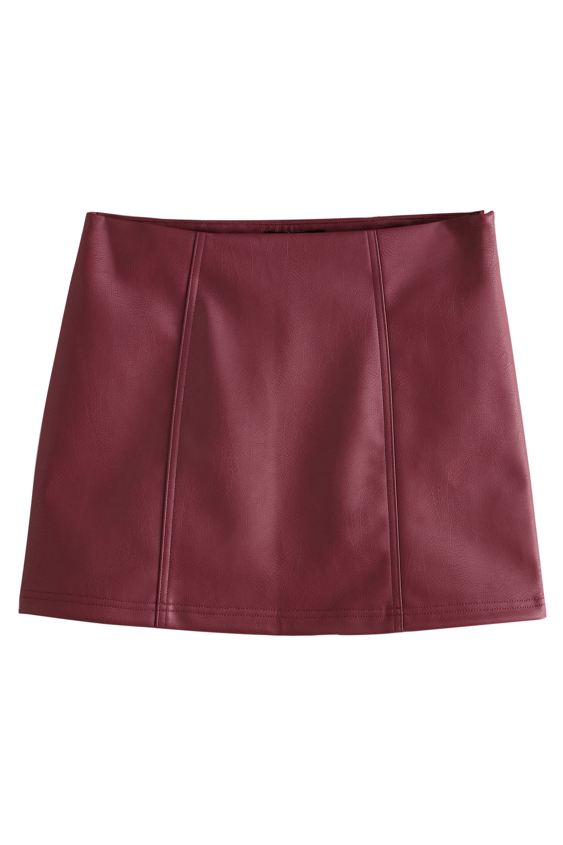 Next Lederrock Minirock aus Kunstleder (1-tlg) günstig online kaufen