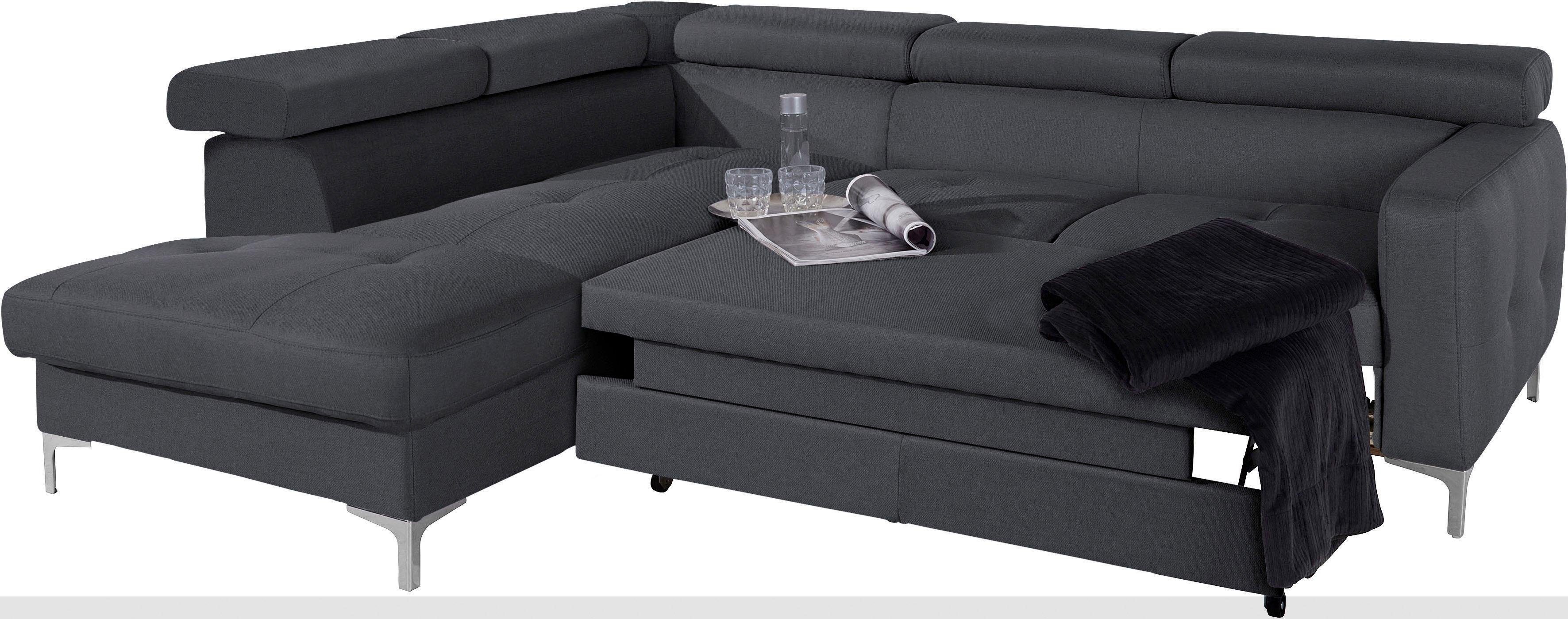 COTTA Ecksofa, inklusive Kopfteilverstellung, wahlweise mit Bettfunktion-kaufen