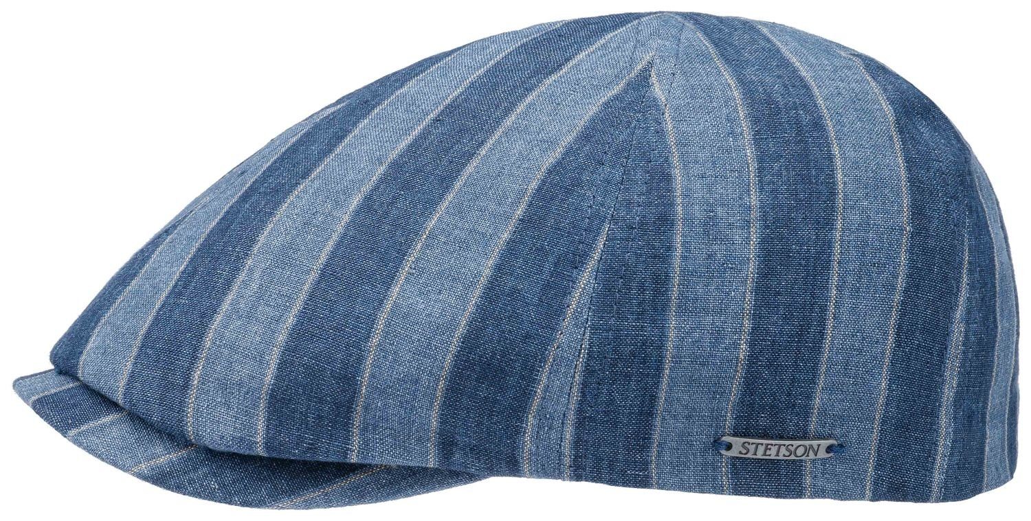 Stetson Schiebermütze Duck Leinencap Streifen UV-Schutz 40