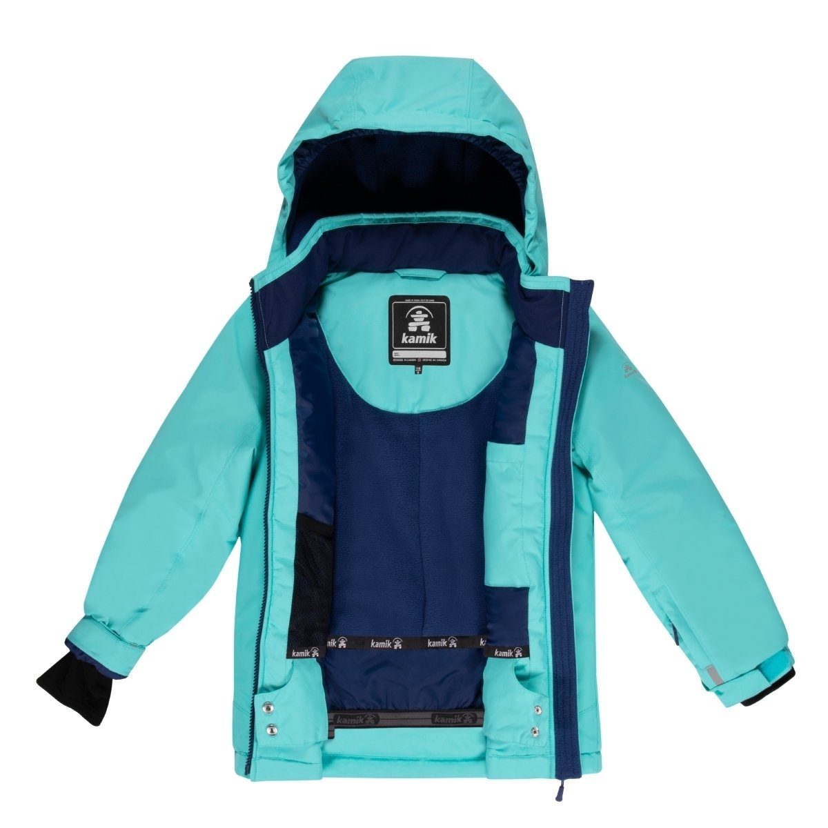 Kamik Winterjacke blau Mädchen ASTER