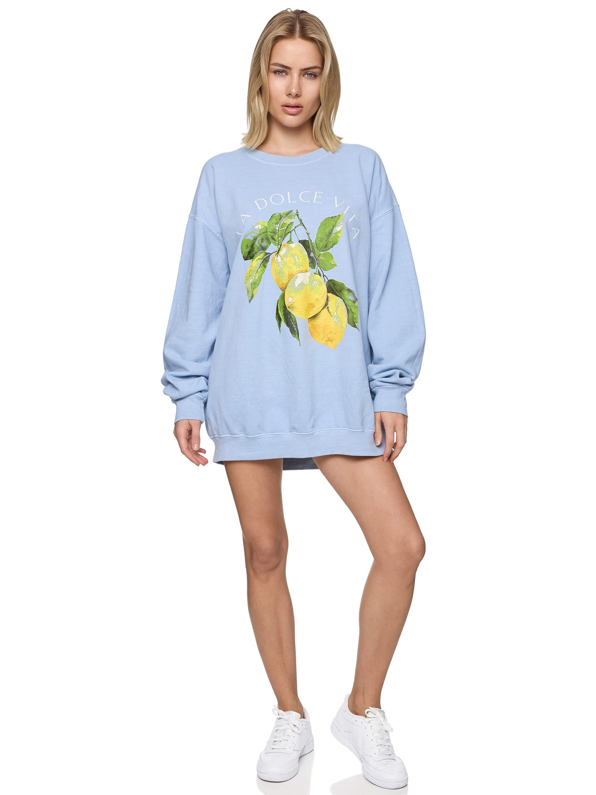Worldclassca Sweatshirt Worldclassca Oversized Sweatshirt LA DOLCE VITA Pri günstig online kaufen