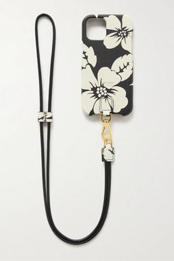 Tom Ford Handyhülle TOM FORD Floral Full-Grain Leather iPhone 11 Pro Case Lanyard Handy Ta