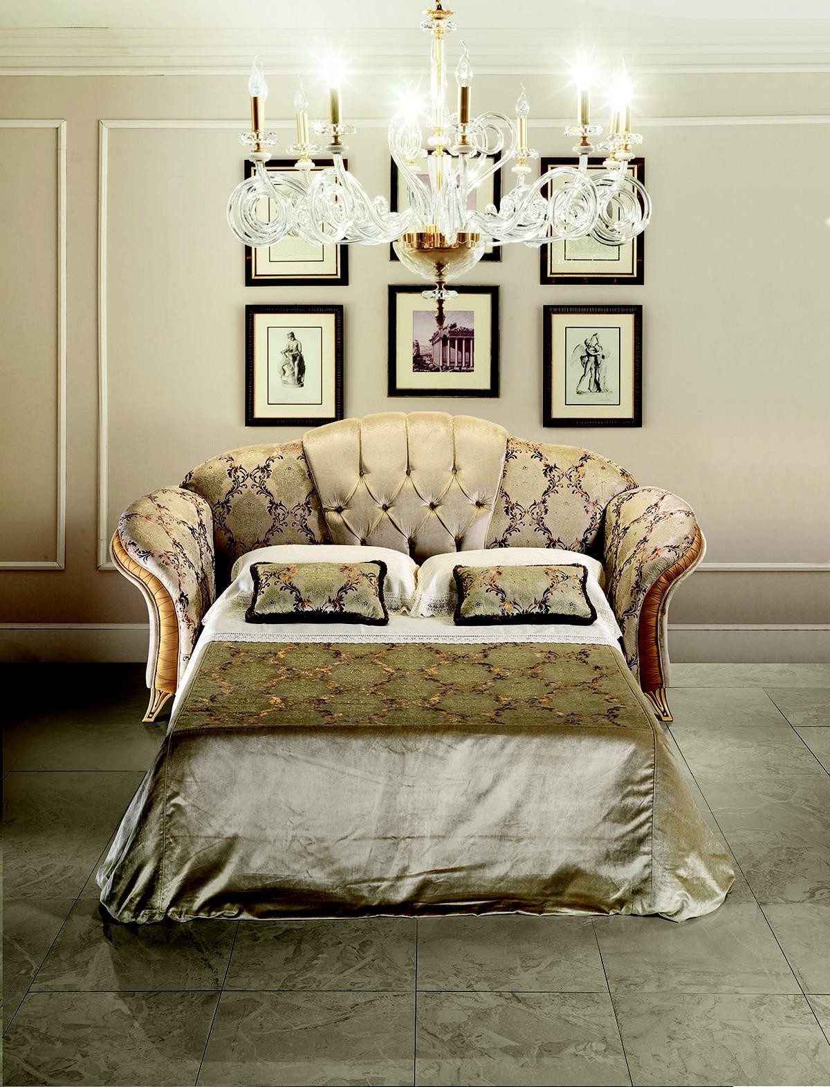 Xlmoebel Polstergarnitur Luxus 2+1 Italienische Sofagarnitur Couch arredoclassic™, (Sofagarnitur, 3-tlg., 2+1 Sofagarnitur), Made in Europa