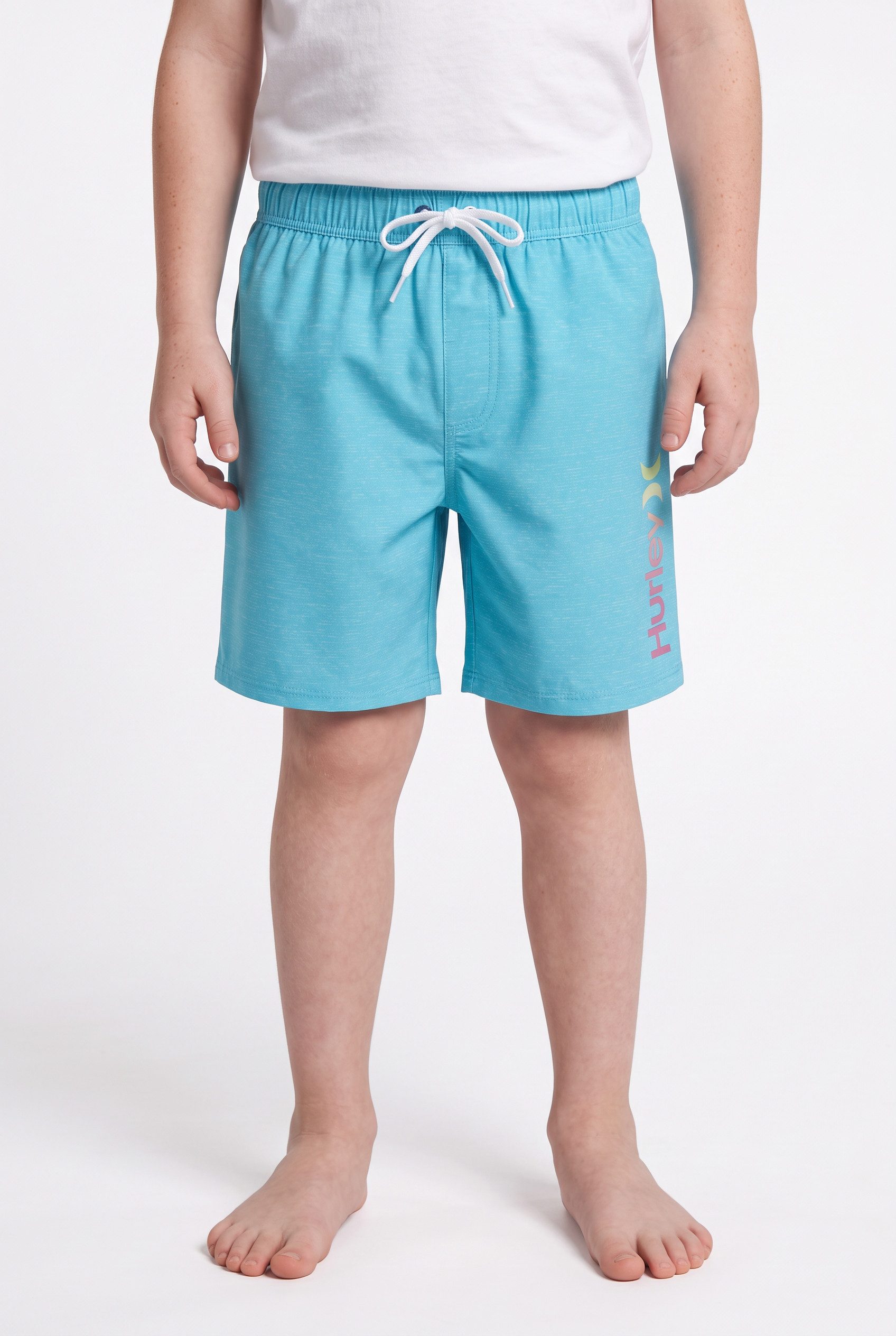 Hurley Badeshorts PRINTED HEATHER PULL ON SWIM schnelltrocknendes Material, mit weichem Futter