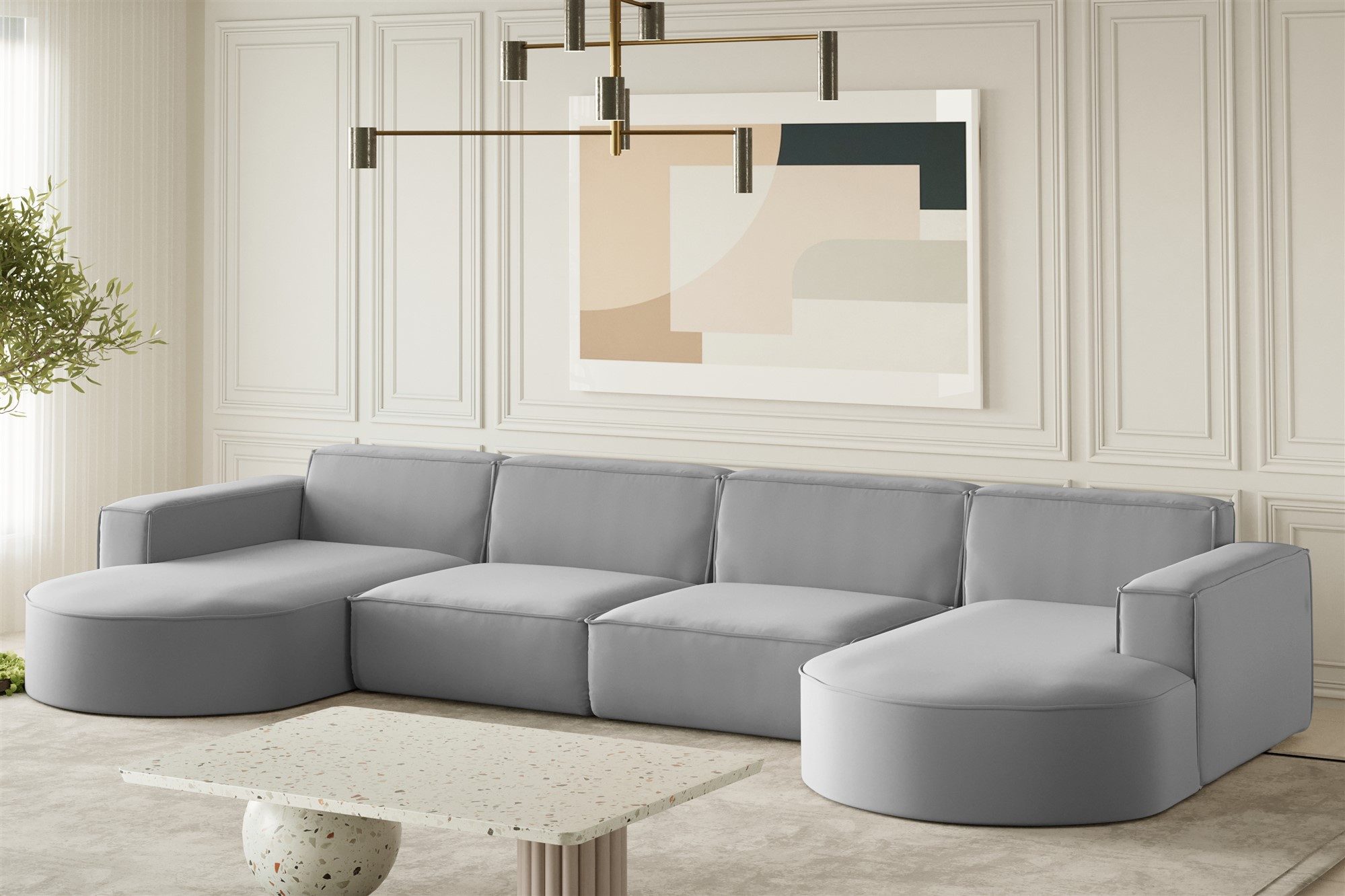 Fun Möbel Wohnlandschaft Wohnlandschaft Sofa PALMA günstig online kaufen