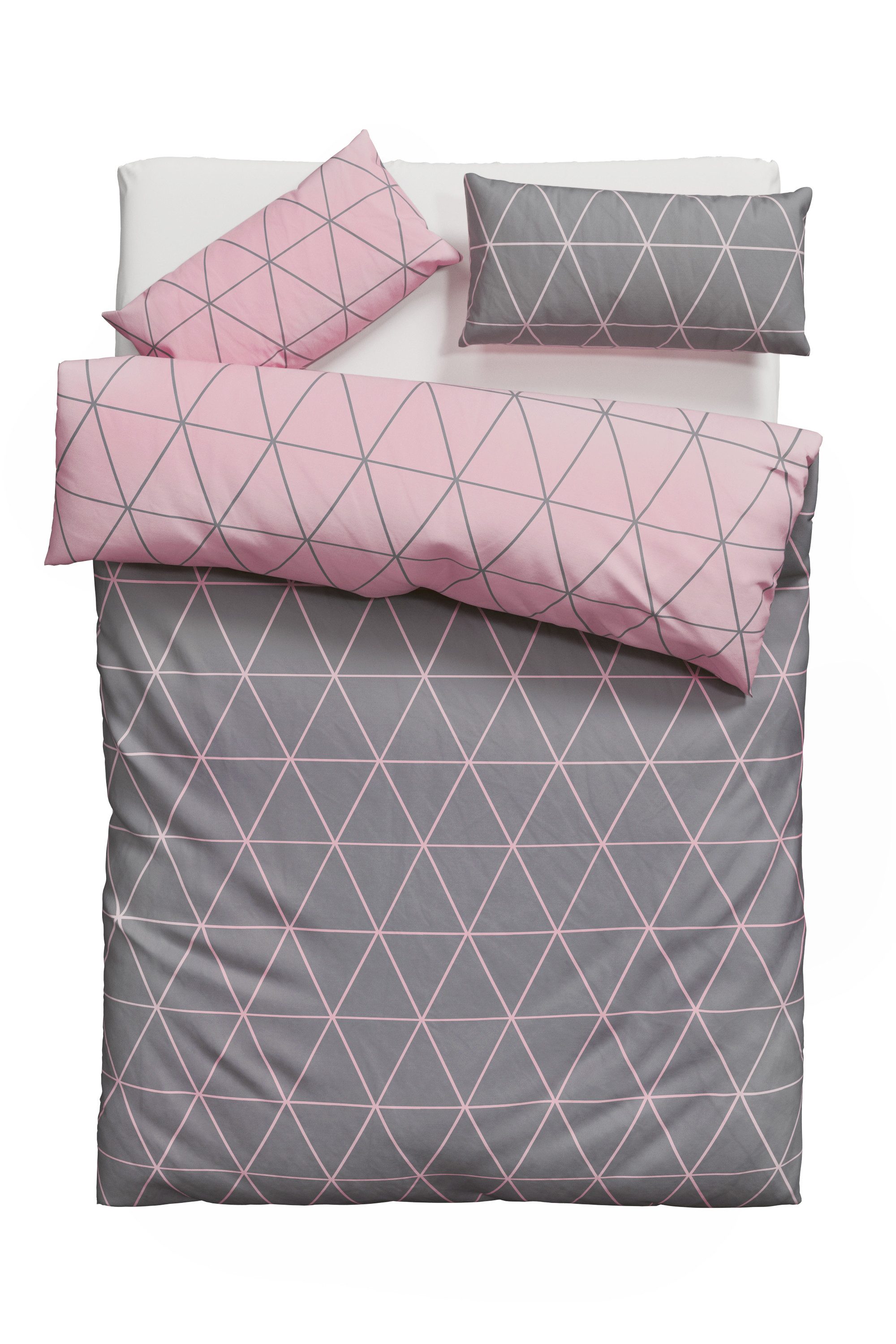 andas Bettwäsche "Balsby" 2 Stk. tlg. in Gr. 135x200 oder 155x220 cm, 100% günstig online kaufen
