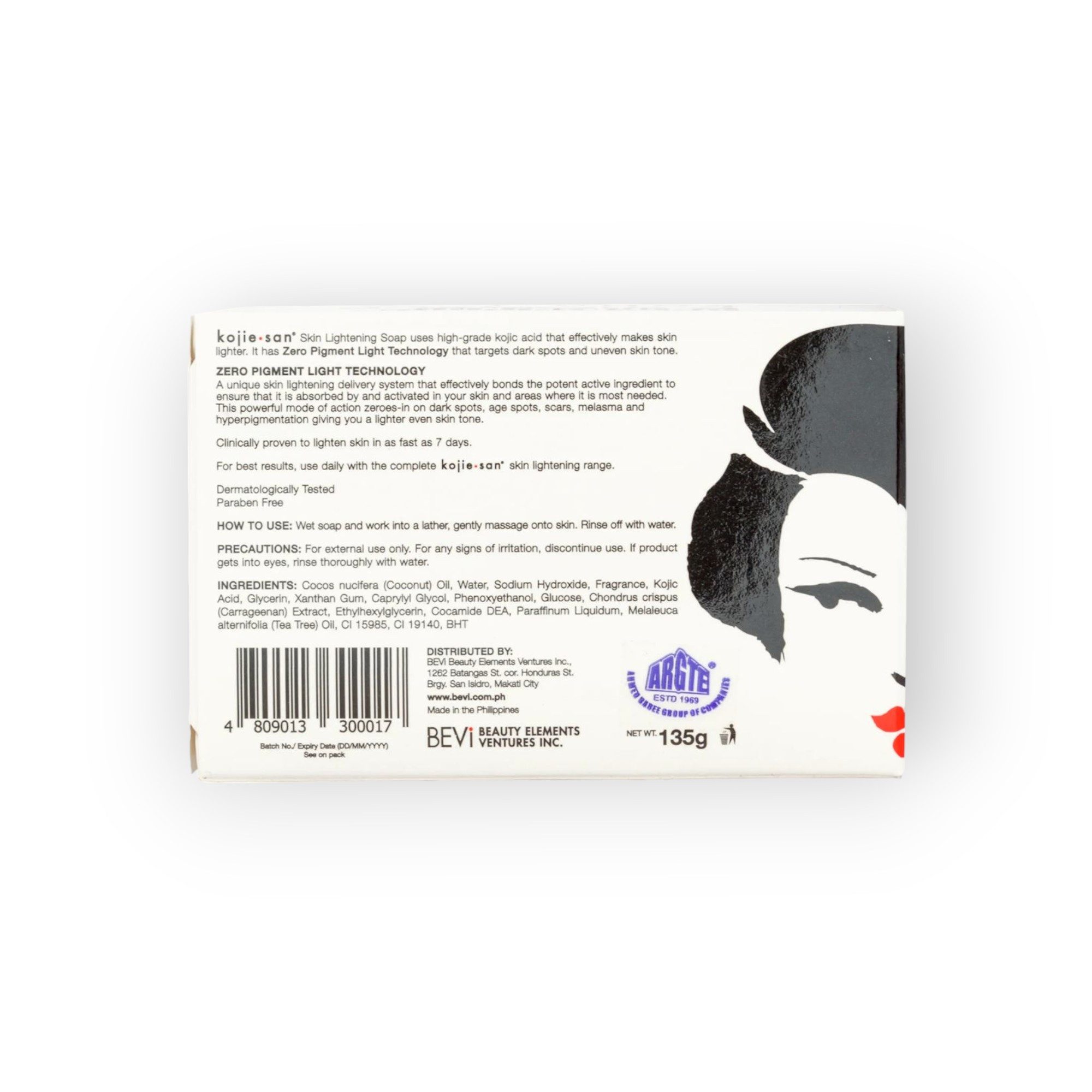 Kojie San Feste Duschseife Kojie San Skin Lightening Soap Classic 135g, 1-tlg.