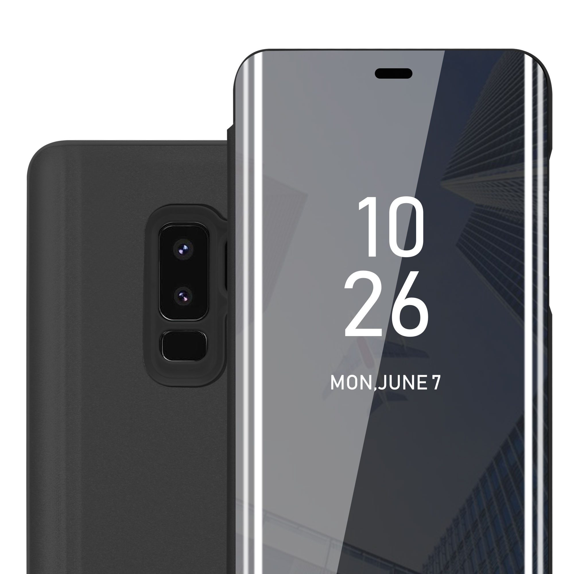 Cadorabo Handyhülle für Samsung Galaxy S9 PLUS Hülle Samsung Galaxy S9 PLUS, Klappbare Handy Schutzhülle - Hülle - mit Standfunktion und Kartenfach