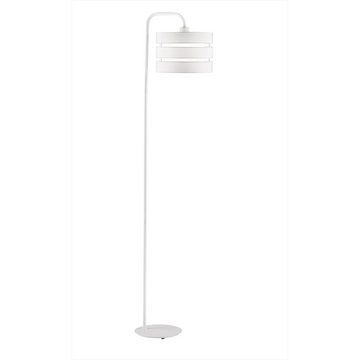 etc-shop Stehlampe, Leuchtmittel nicht inklusive, Stehlampe Wohnzimmer Stehlampe weiß Stehleuchte 161 cm Stehlampe