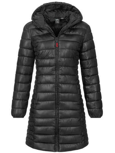 Geographical Norway Steppmantel Winter Jacke Steppjacke Parka Lange Kapuzenjacke Steppmantel Outdoor