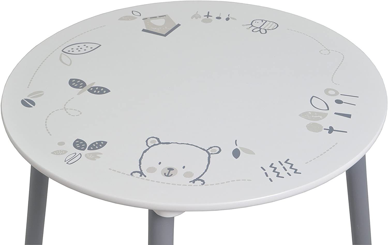 habeig Kindersitzgruppe Kindersitzgruppe Kindertisch mit 2 Stühlen Kinderschreibtisch, Tisch mit 2 Stühlen