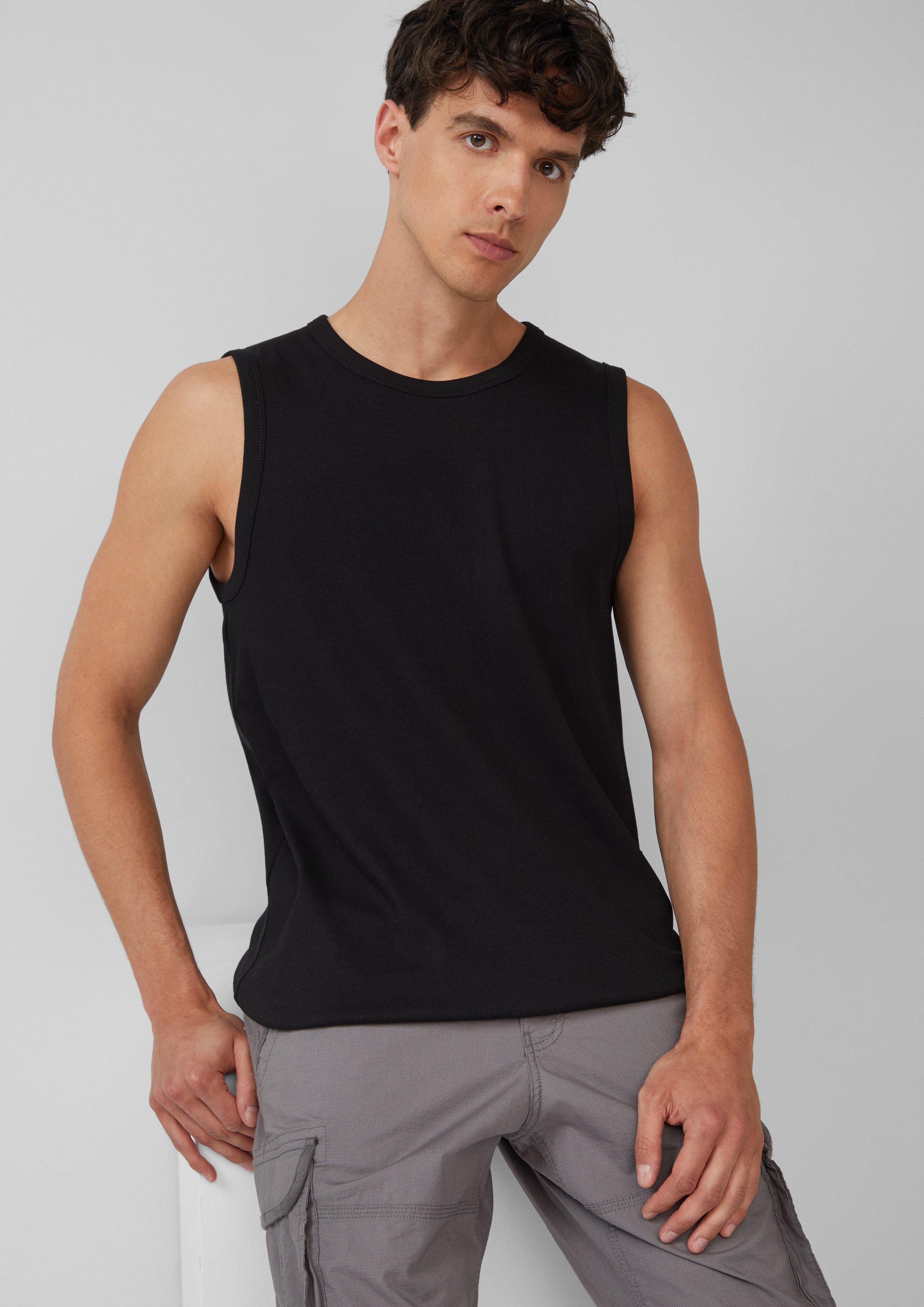 s.Oliver Shirttop Jersey-Tanktop mit Rippstruktur günstig online kaufen