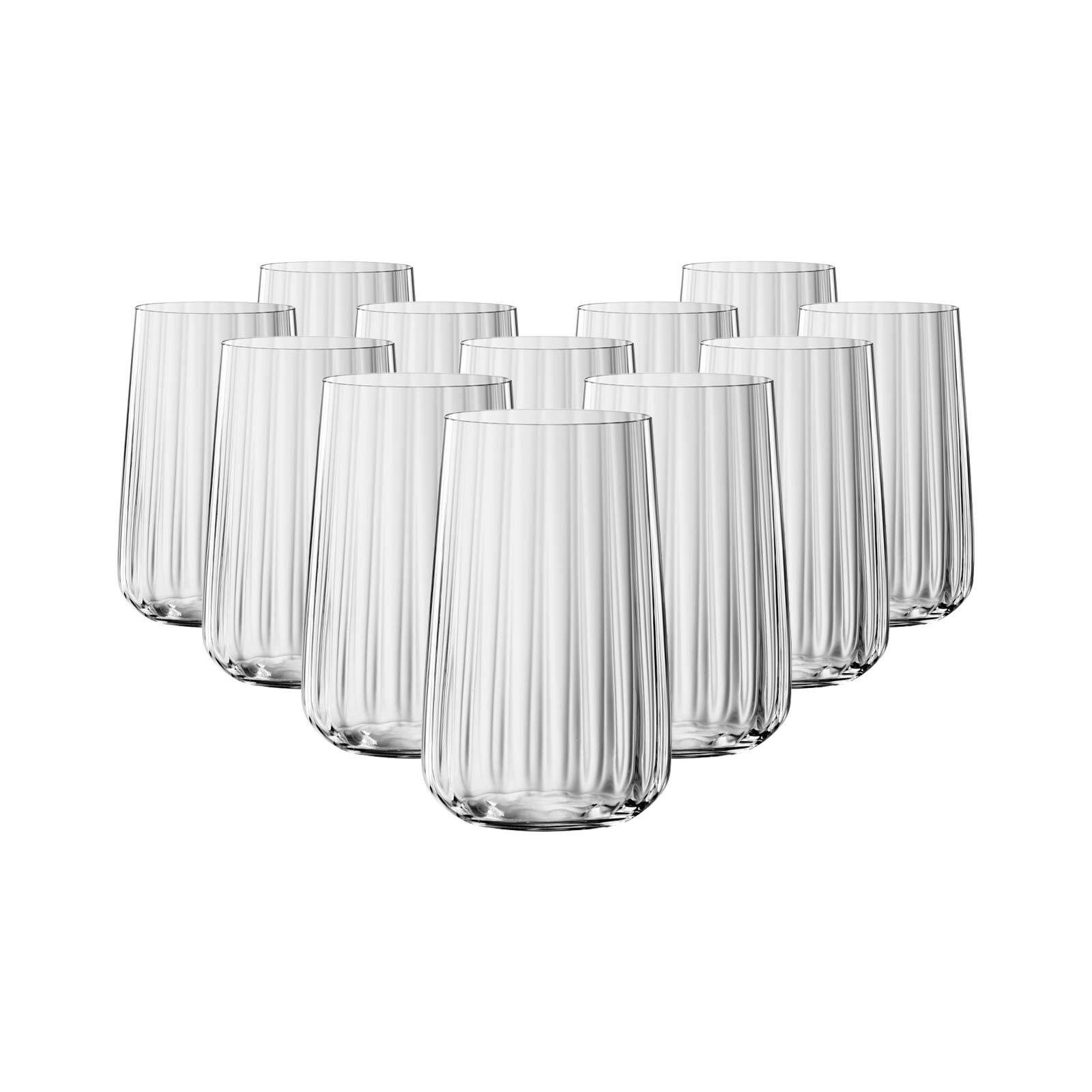 SPIEGELAU Longdrinkglas Lifestyle Longdrinkgläser 510 ml 12er Set, 12-tlg., Glas