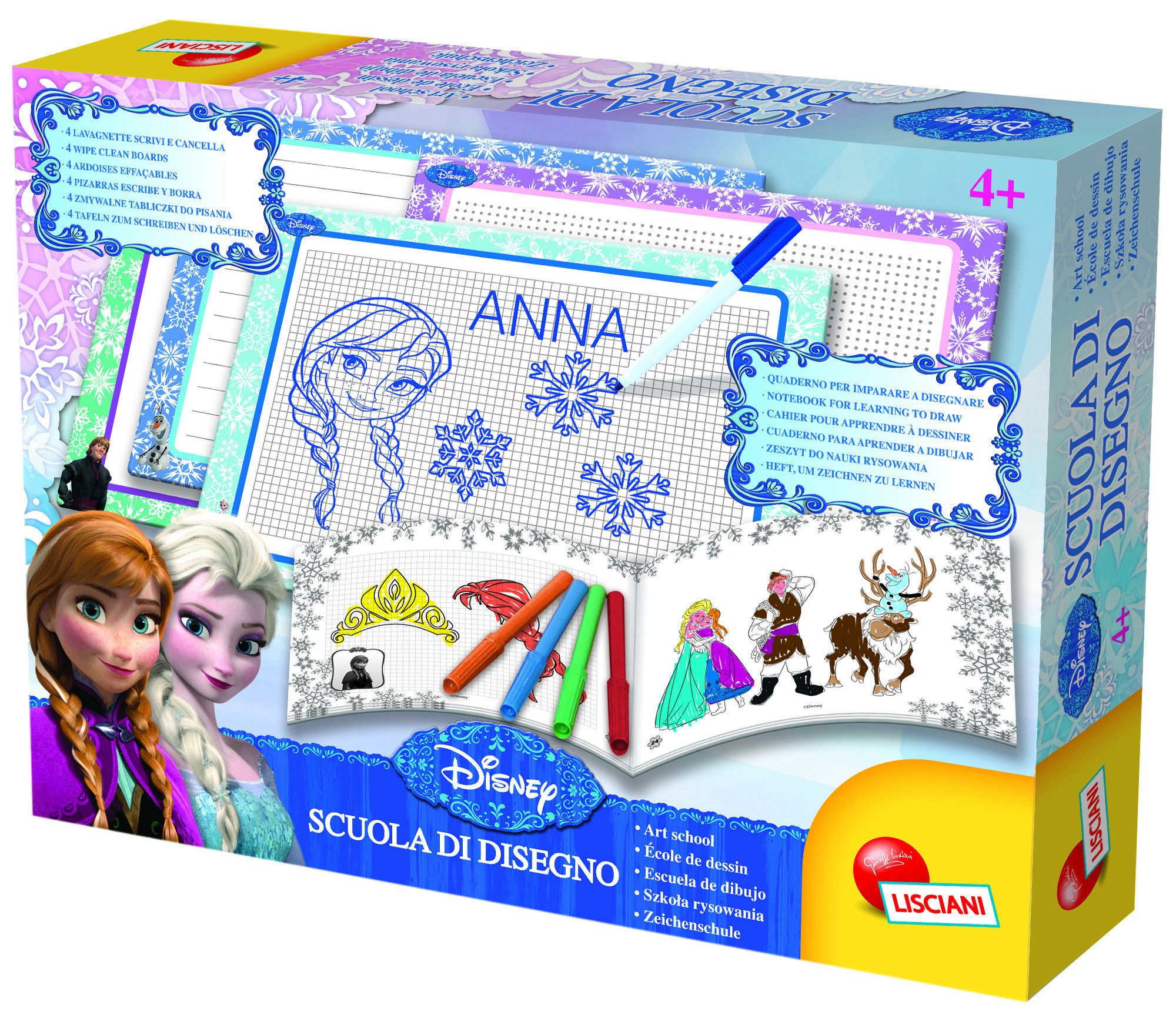 Lisciani Kreativset Frozen Zeichenschule Malset Schreibtafeln günstig online kaufen