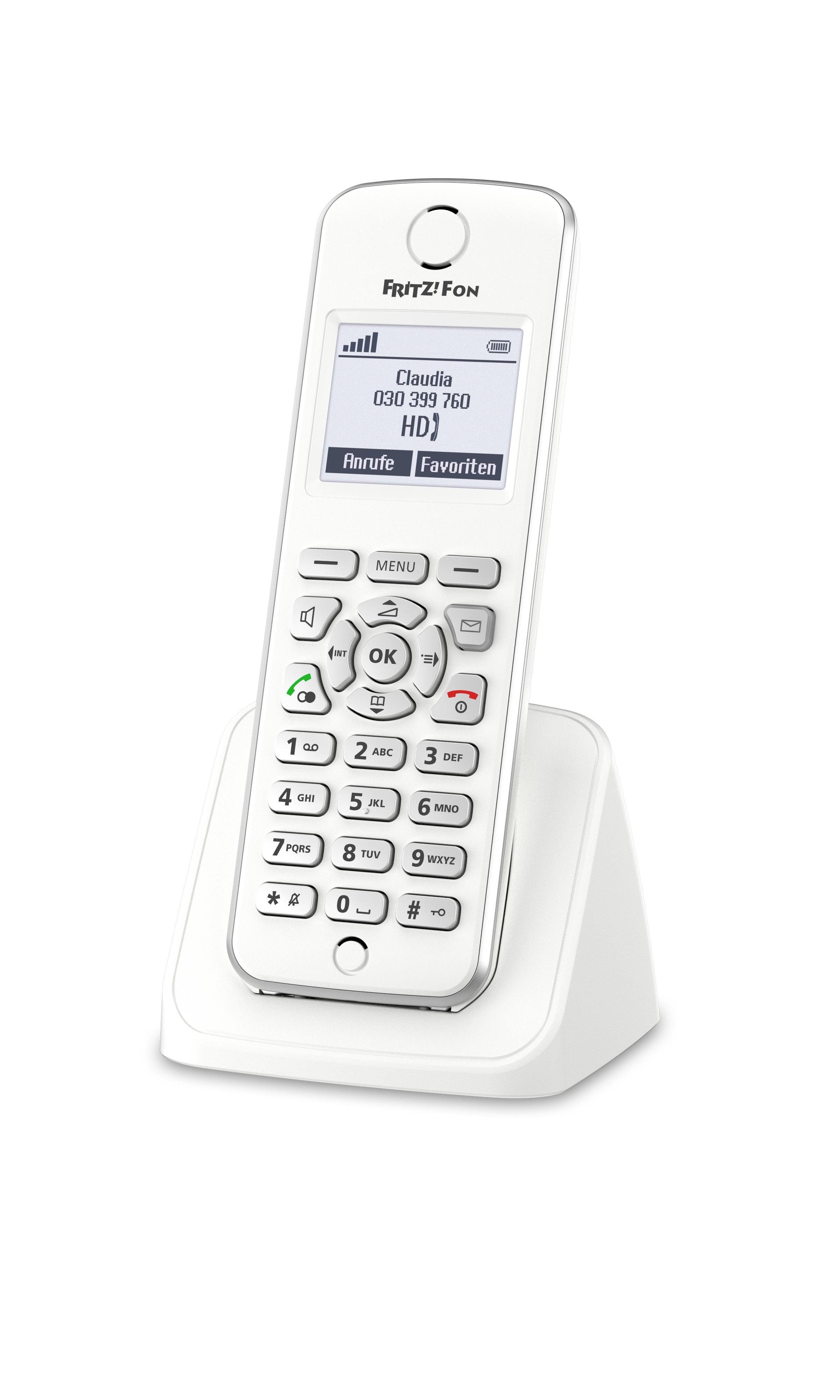 Fritz! FRITZ!Fon M2 Schnurloses DECT-Telefon (Mobilteile: 1, Ideal geeignet für alle FRITZ!Box-Modelle mit DECT-Basisstation)