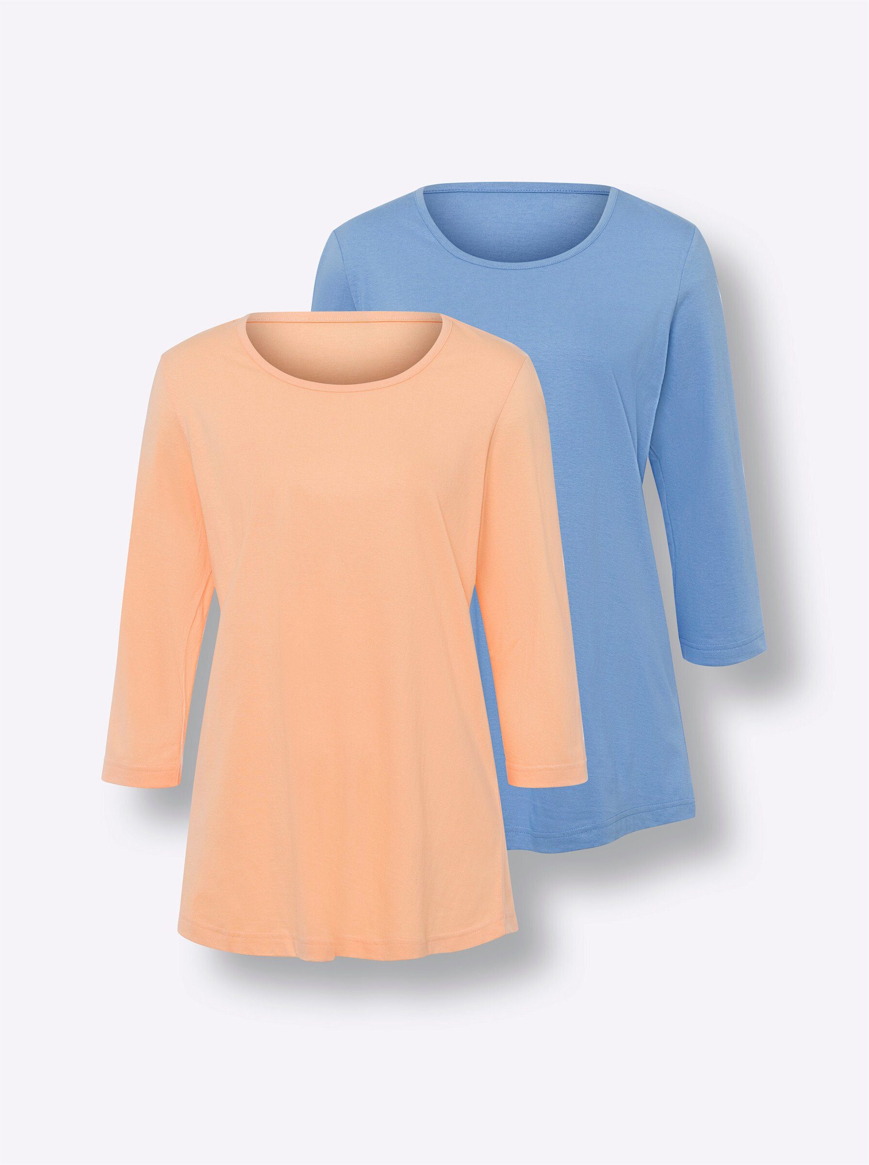 T-Shirt Doppelpack Shirts 3/4-Arm