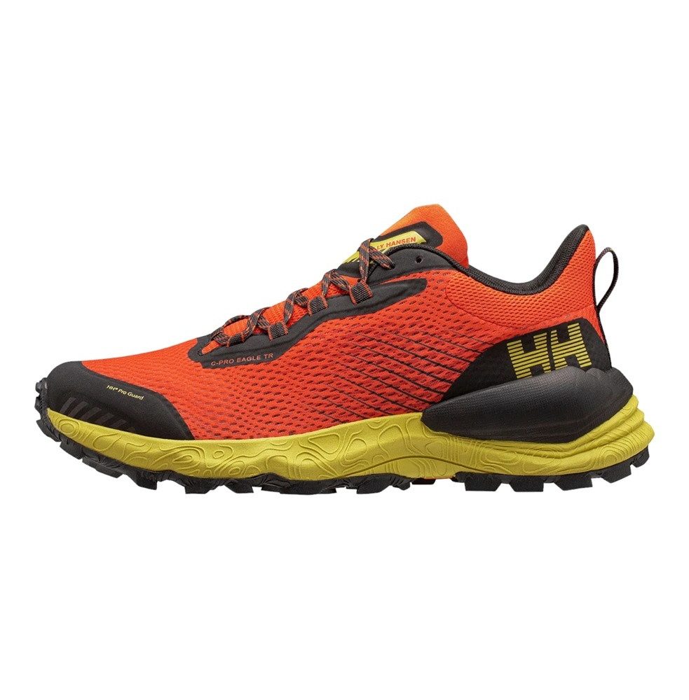 Helly Hansen Cush-Pro Eagle TR5 flamerot/gelb Herren Laufschuh