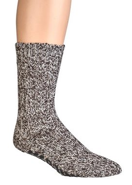 Wowerat ABS-Socken Antirutsch Norwegersocken ABS Gr. 35 - 50 4 Farben 49% Wolle (2 Paar) ABS Druck