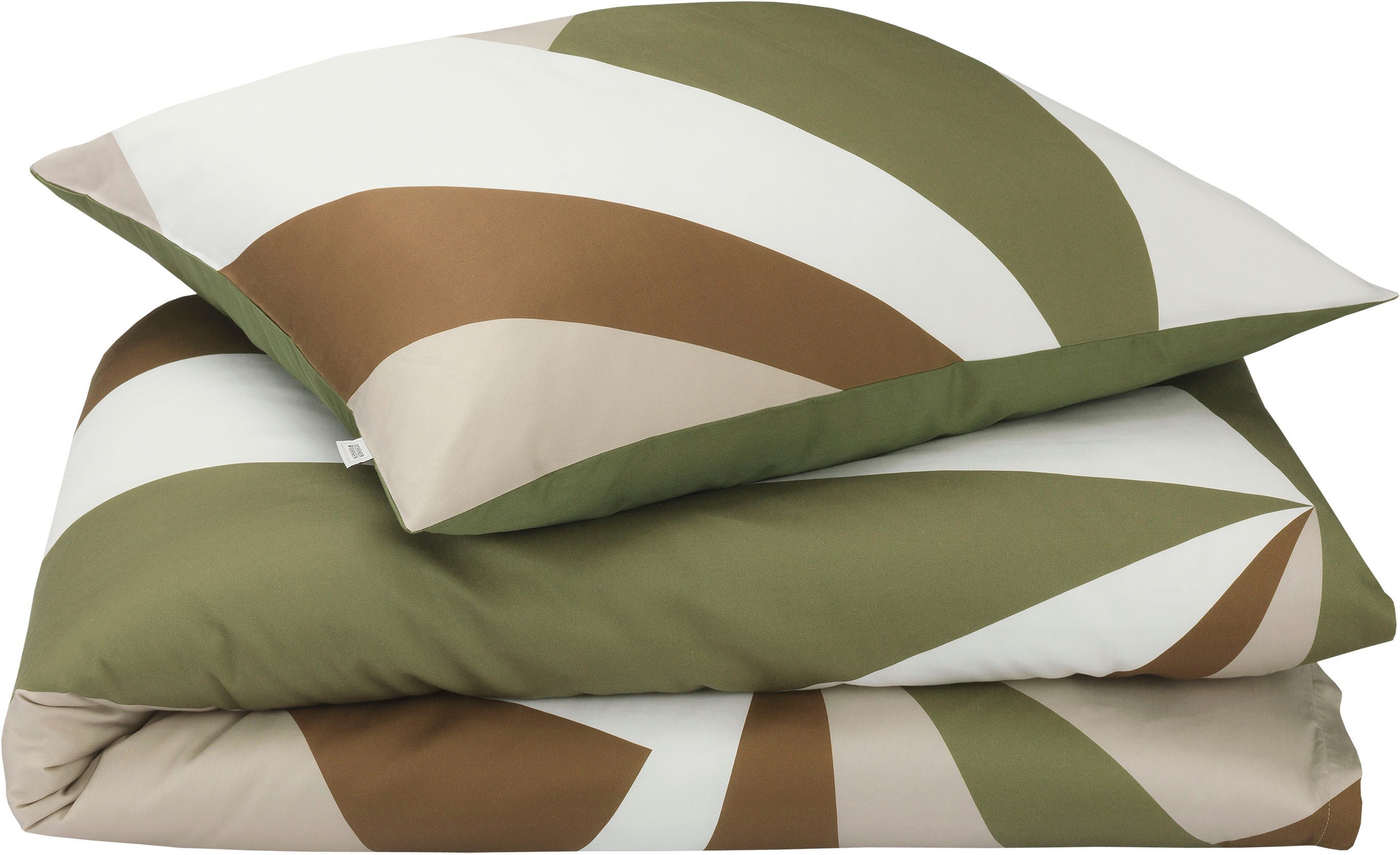 SCHÖNER WOHNEN-Kollektion Bettwäsche Origami, Satin, 2 teilig, aus beständigerer Baumwolle