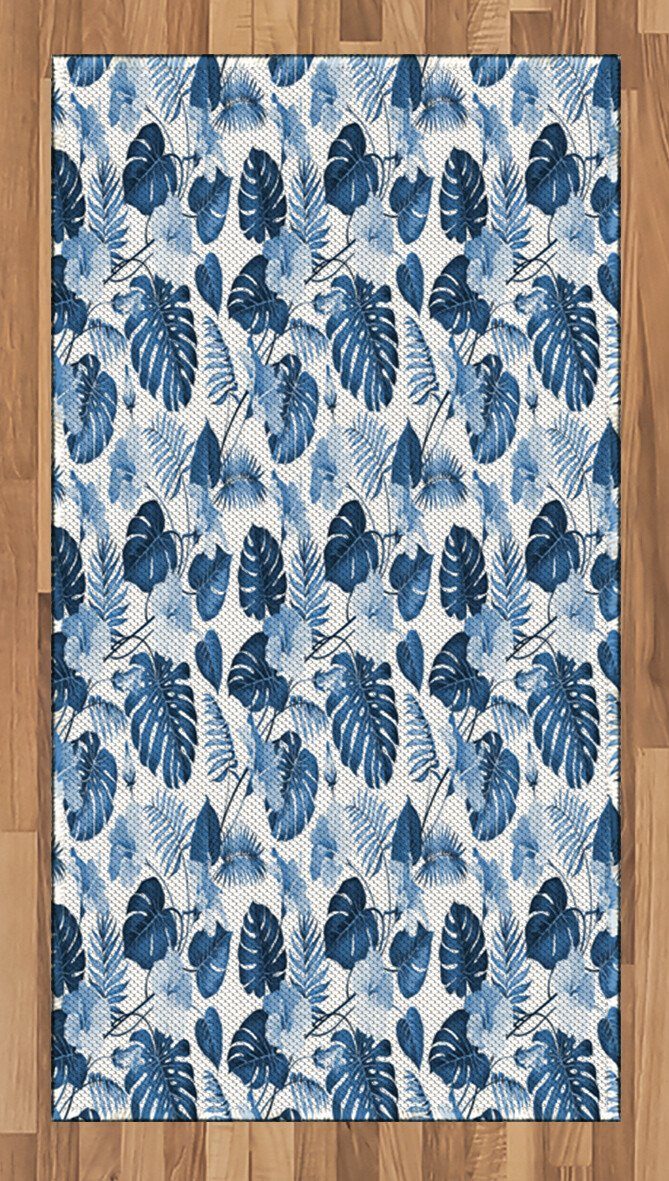 Teppich Flachgewebe Deko-Teppiche für das Wohn-,Schlaf-, und Essenszimmer,  Abakuhaus, rechteckig, Hawaii Arecaceae Ast Sommer