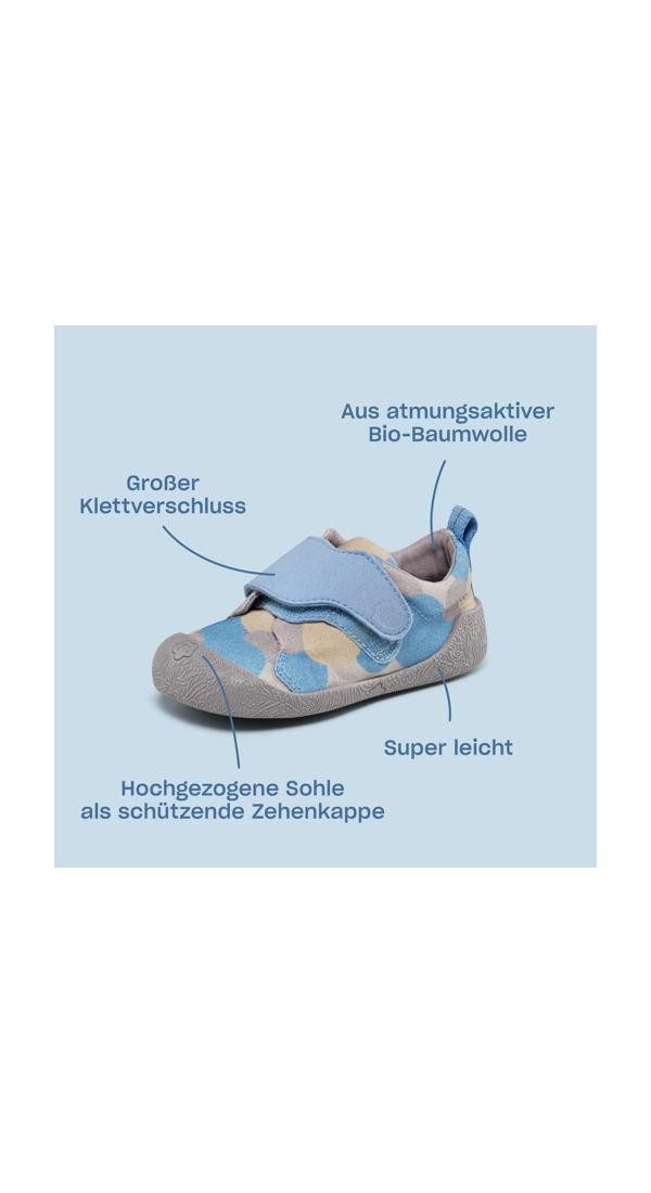 Affenzahn Baumwolle Smally Lauflernschuh nach Barfußschuhprinzip
