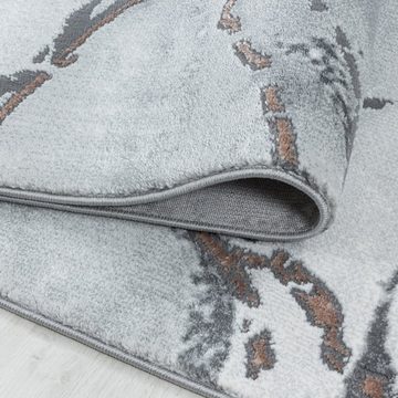 Teppich, Homtex, 80 x 150 cm, Designer Kurzflor Teppiche Weich Modern, Marmor Optik Kurzflor 12 mm