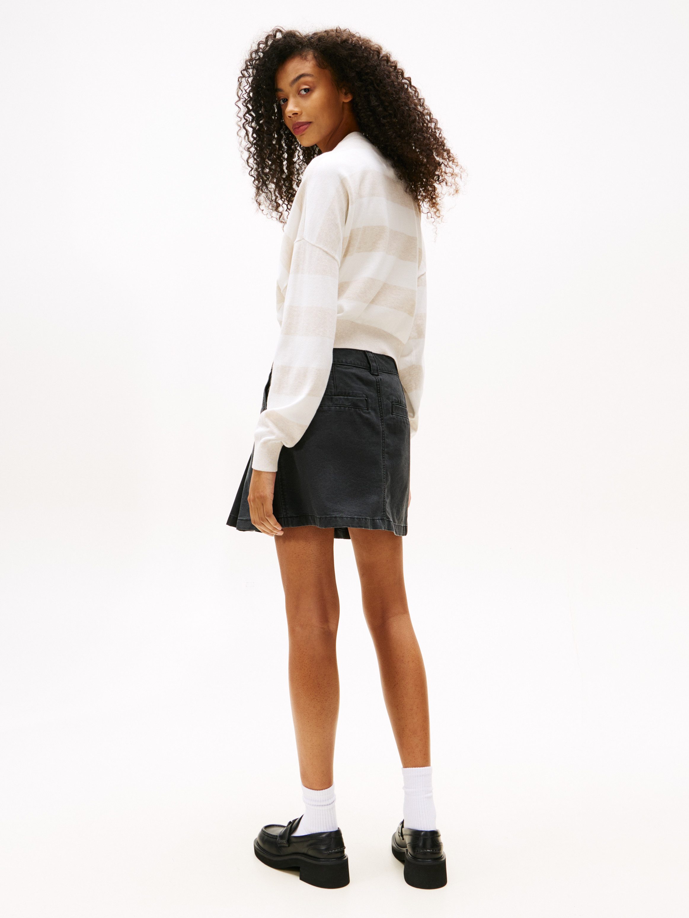 Tommy Jeans Minirock TJW CANVAS MINI PLEATED SKIRT