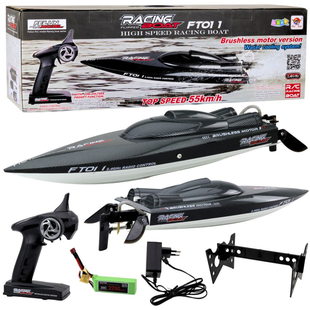 LEAN TOYS Spielzeug-Boot Lean Powerboat Ft011 Ferngesteuertes Rc Brushless 55Km/H