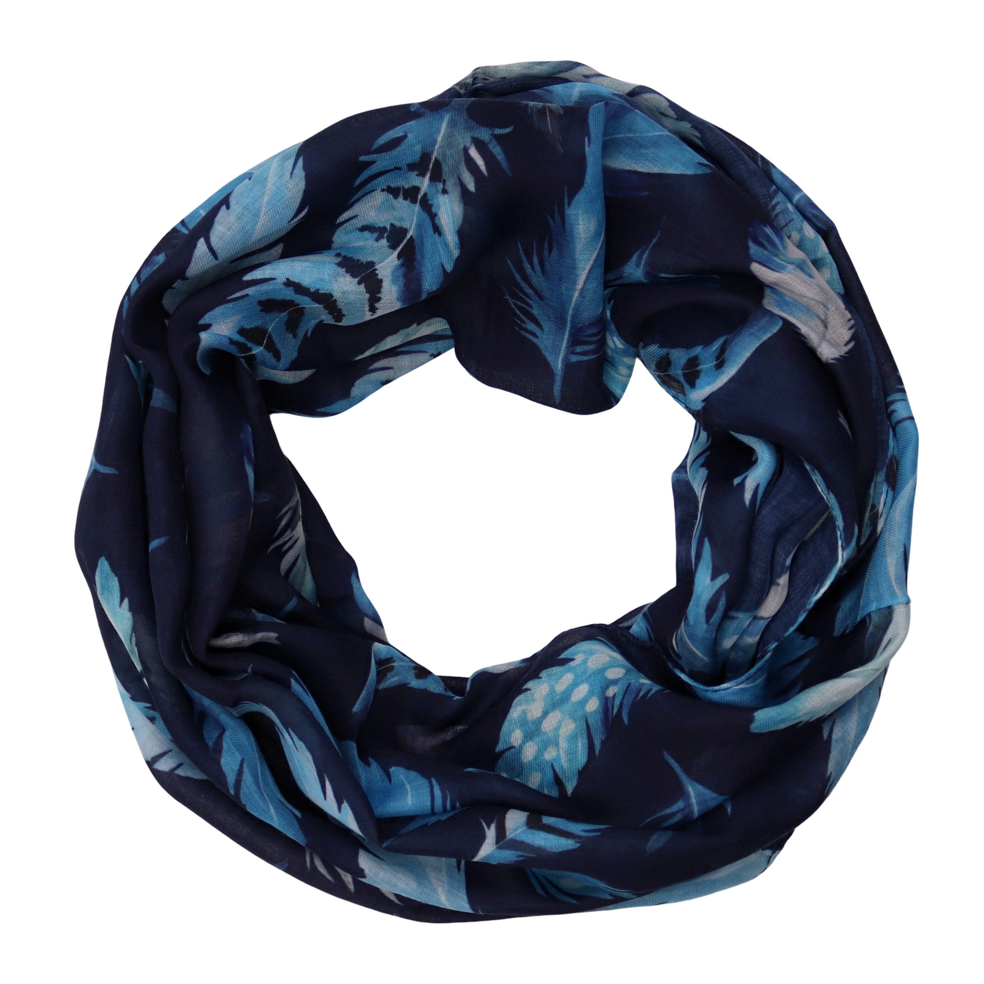 MIRROSI Loop Damen Schal Weich aus 100% Viskose Groß, (ca.60x80cm; zweimal um den Hals wickelbar), Damen Halstuch Stola ideal für Frühling,Sommer, Herbst oder Winter