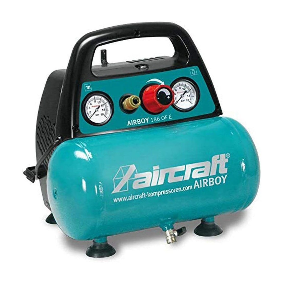 Aircraft Kompressor Aircraft Kompressor AIRBOY 186 OF E, 8 bar, BehÃ¤lter 6 l, Kolben